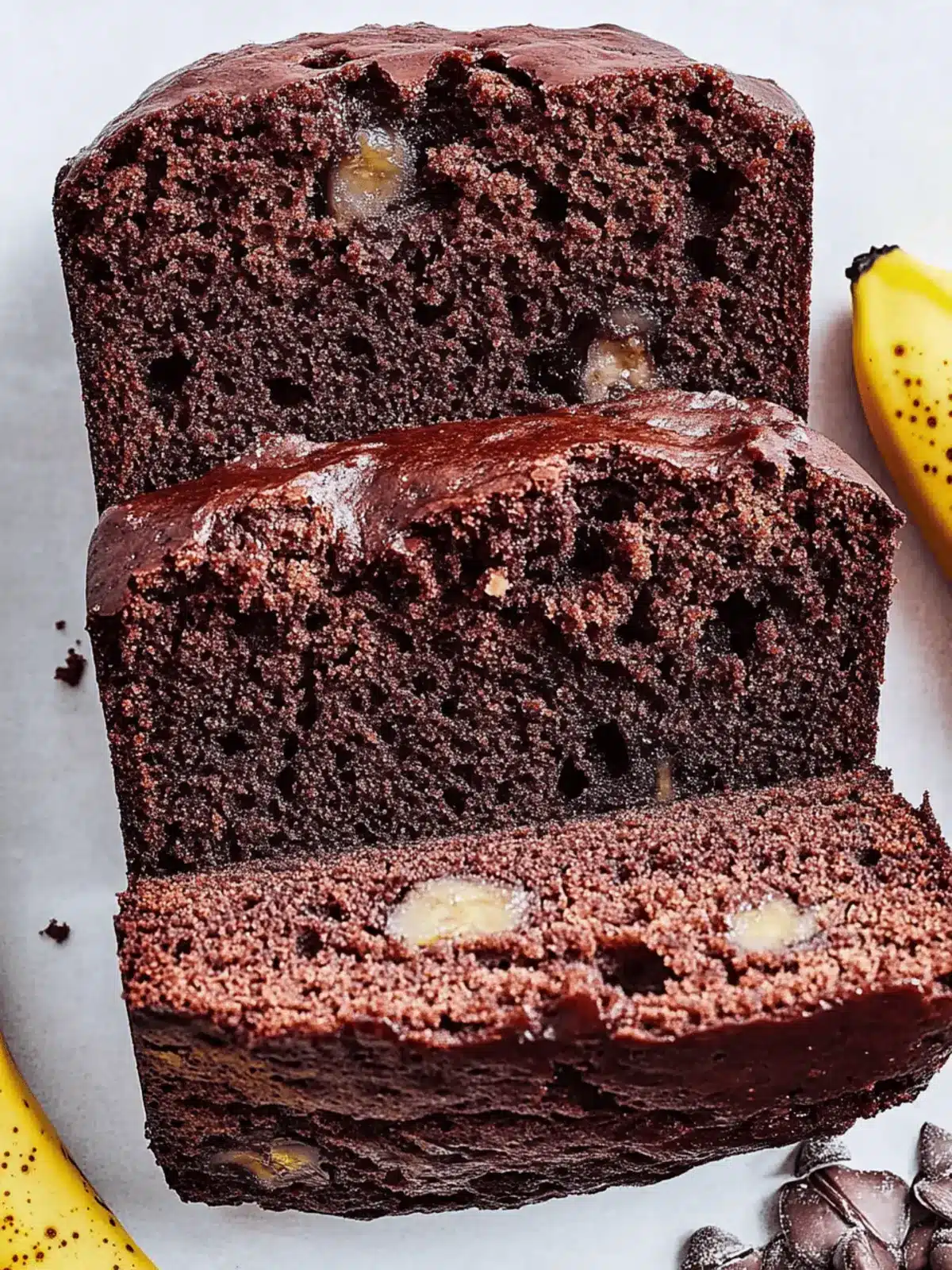 Blackout Banana Bread