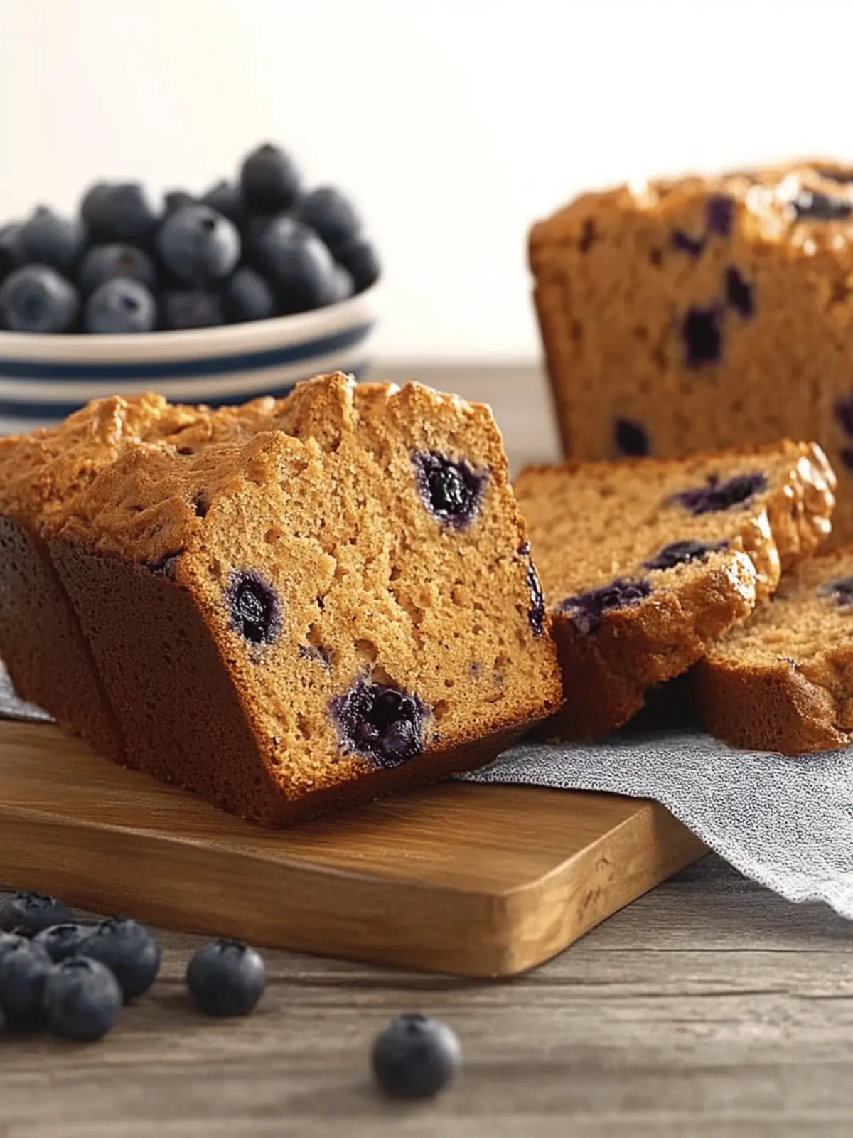 Sweetpotato ‘n Blueberry Bread