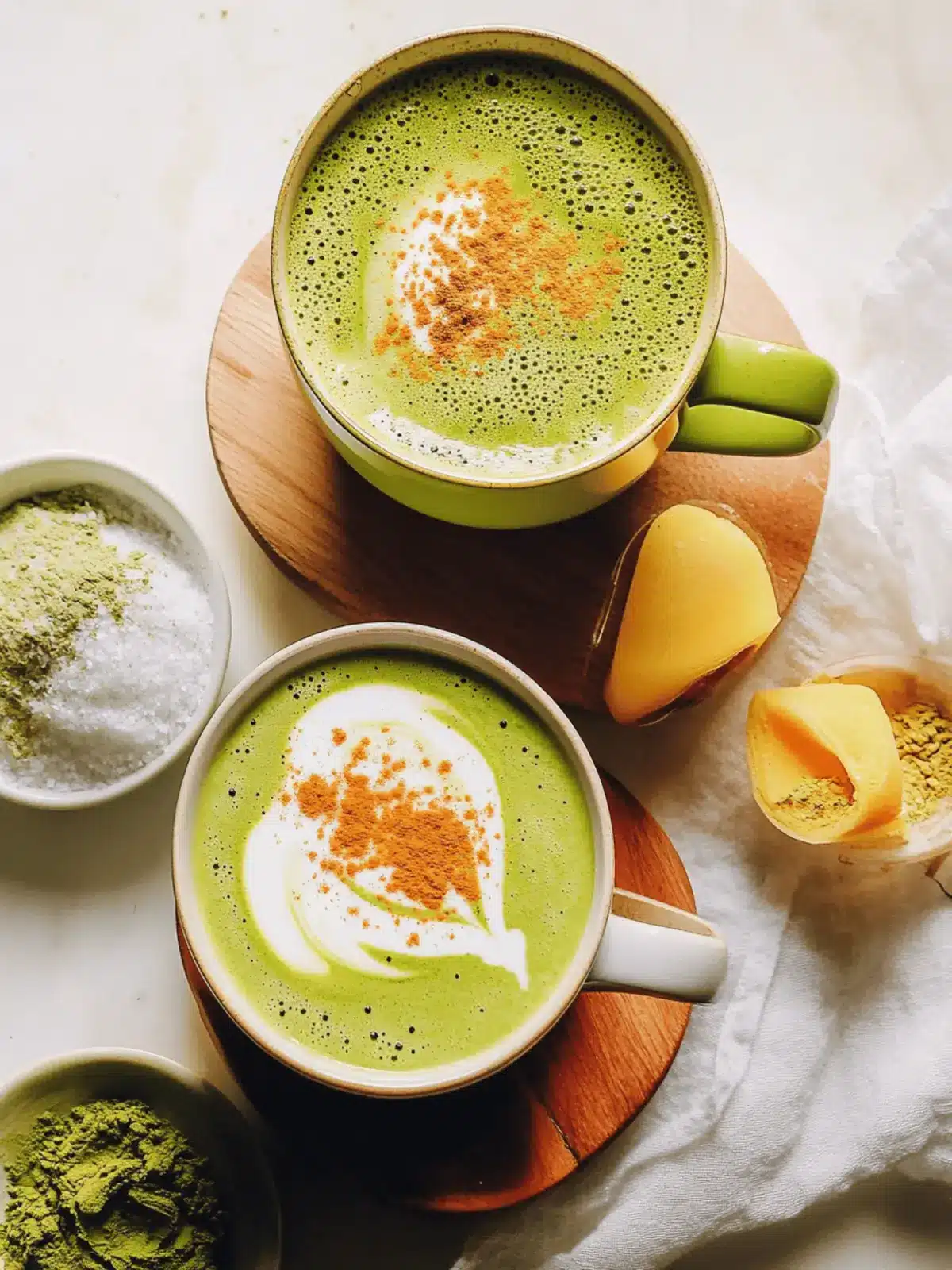 Golden Matcha Latte (2 Ways