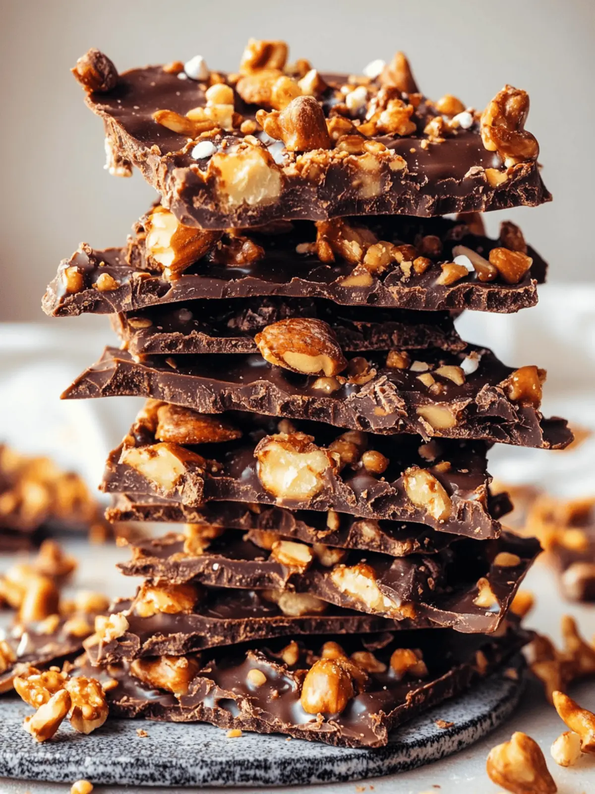 5-Ingredient Snickers Chocolate Bark