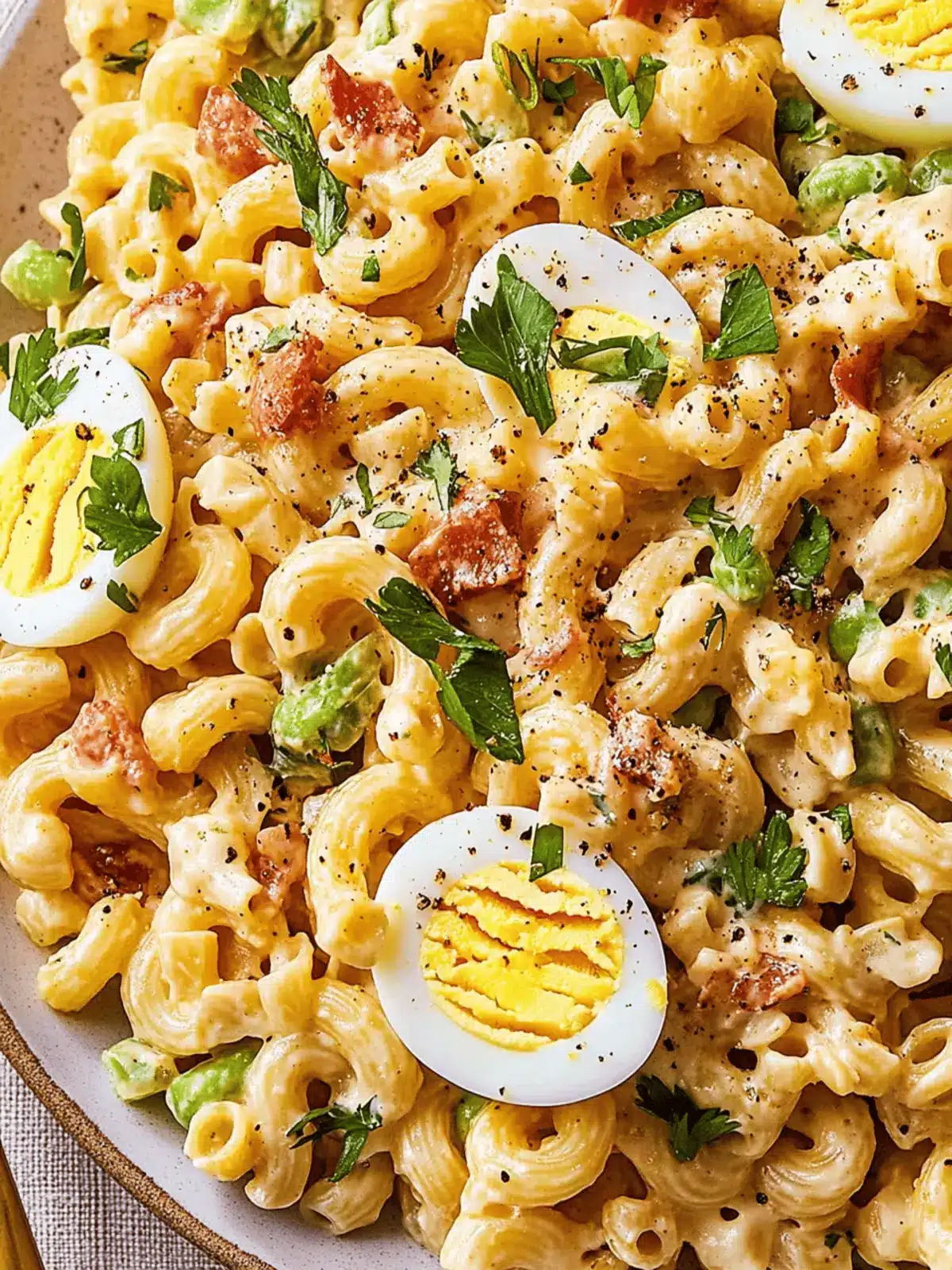 Deviled Egg Pasta Salad