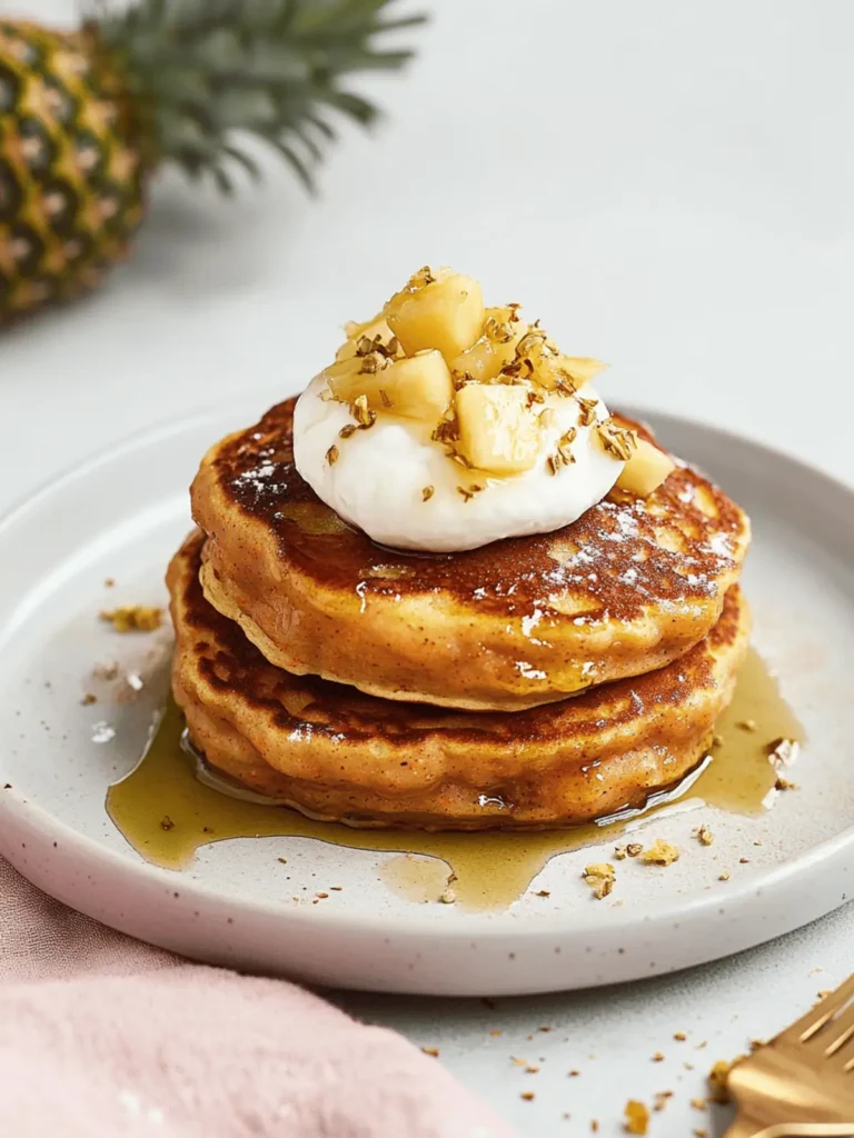 Carrot Cake Pancakes / mit Ananasfüllung