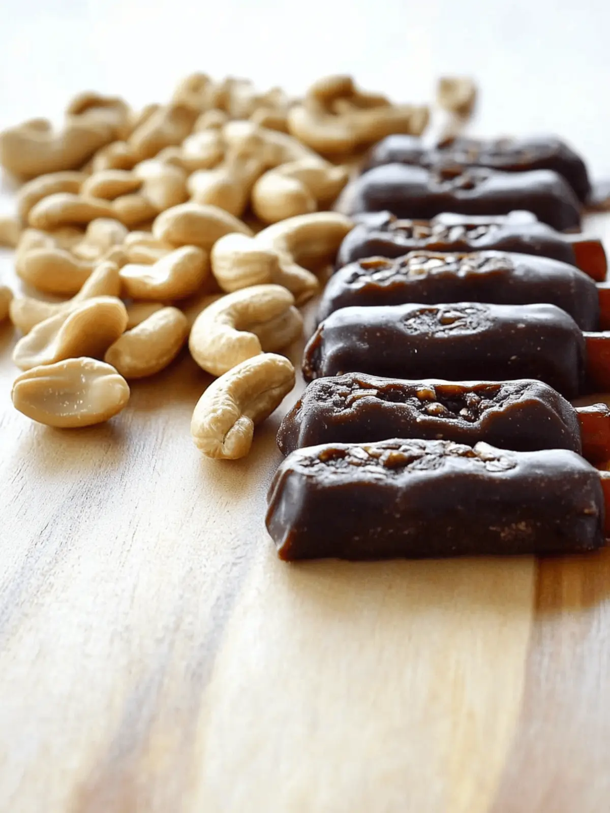 Chocolate Cashew Cookie Larabar Pops