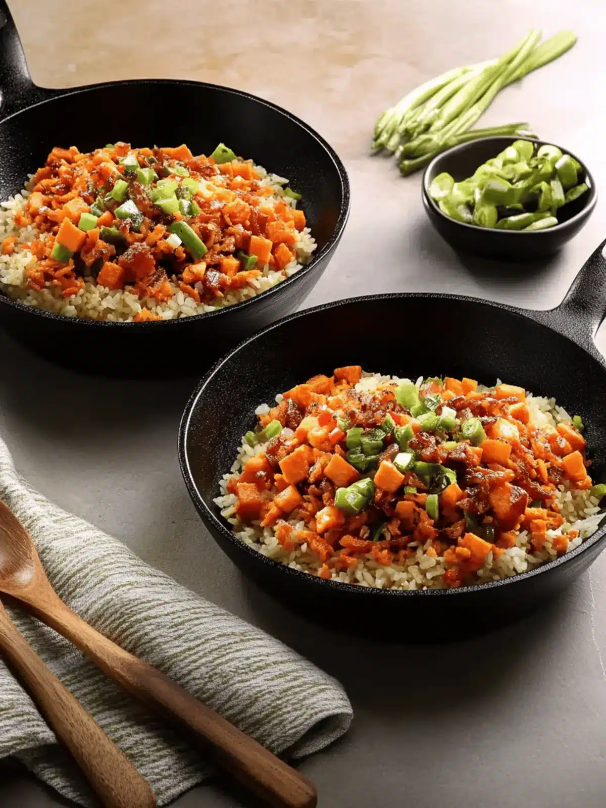 Breakfast Fried Sweetpotato Rice