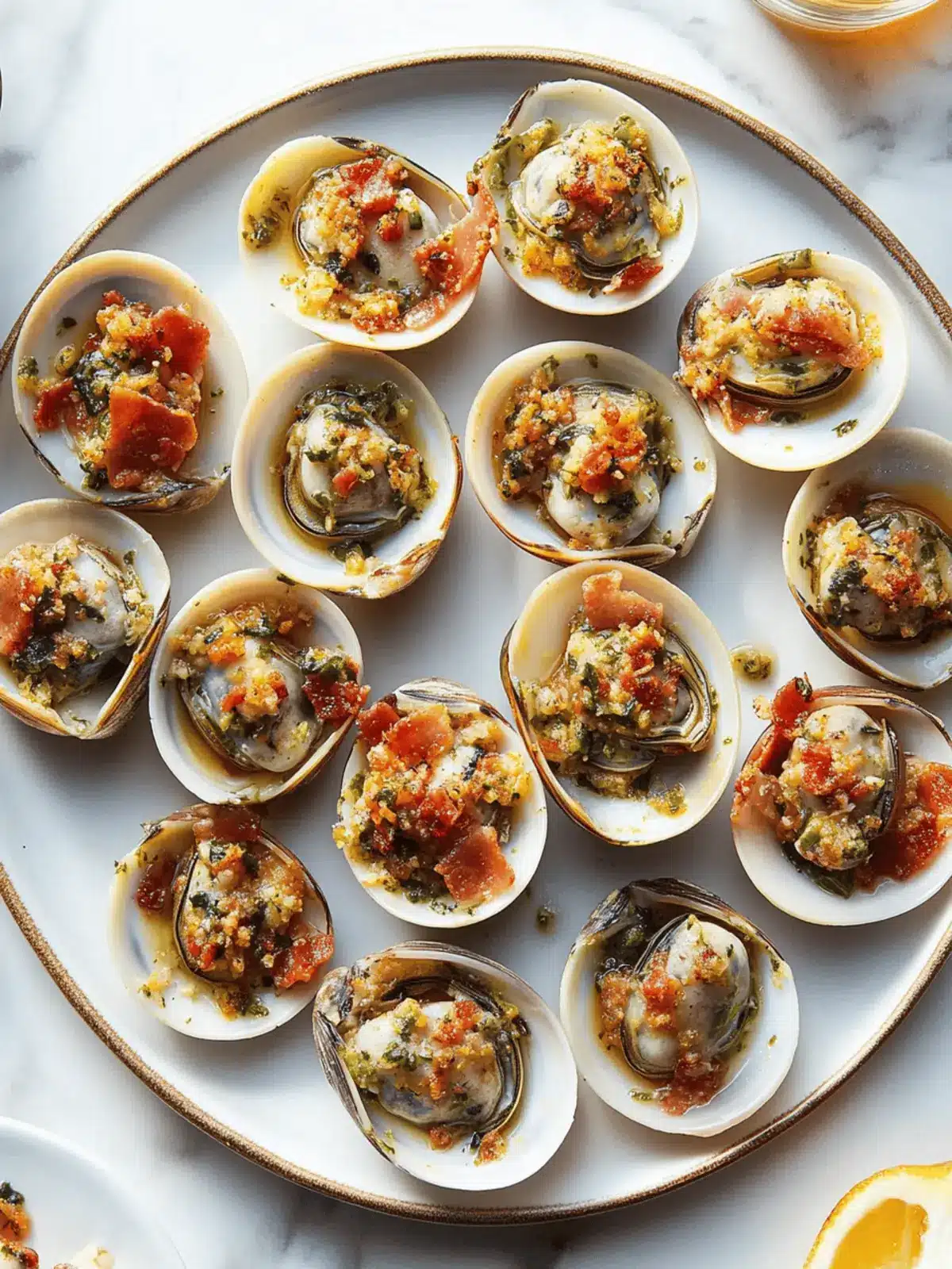 Delicious Clams Casino With Bacon and Bell Pepper Bliss 4 Clams Casino With Bacon and Bell Pepper