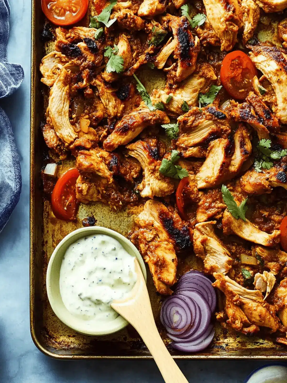 Chicken Shawarma Sheet-Pan Dinner
