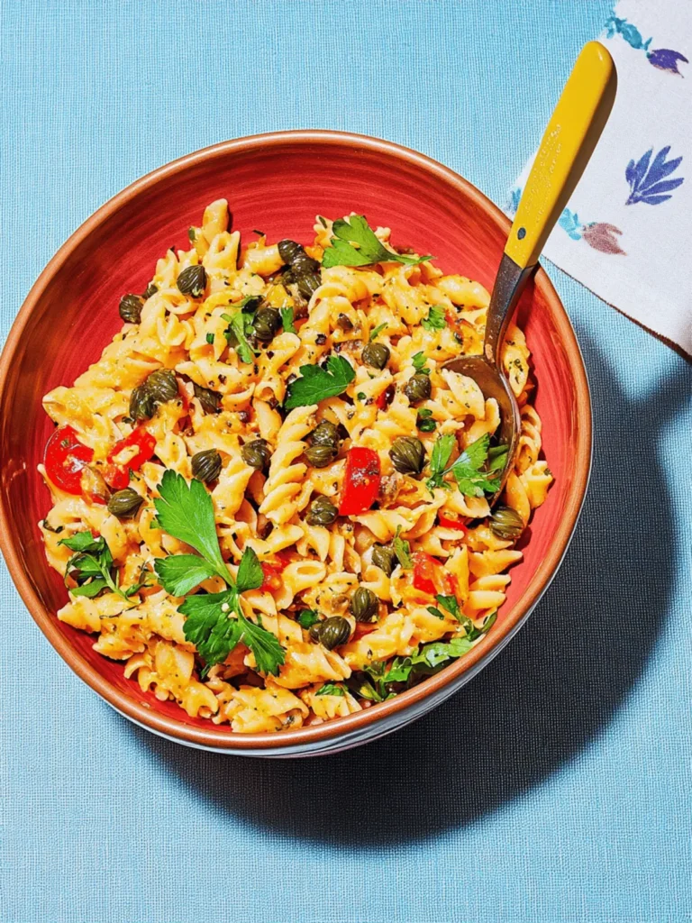 Lemony Pasta Salad With Crisped Capers