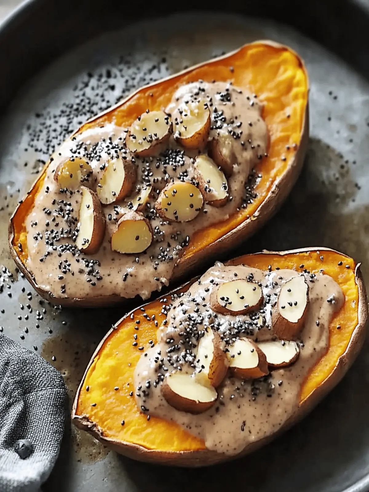 Deliciously Warm Breakfast Baked Sweet Potatoes with Almond Butter Bliss 2 Deliciously Warm Breakfast Baked Sweet Potatoes with Almond Butter