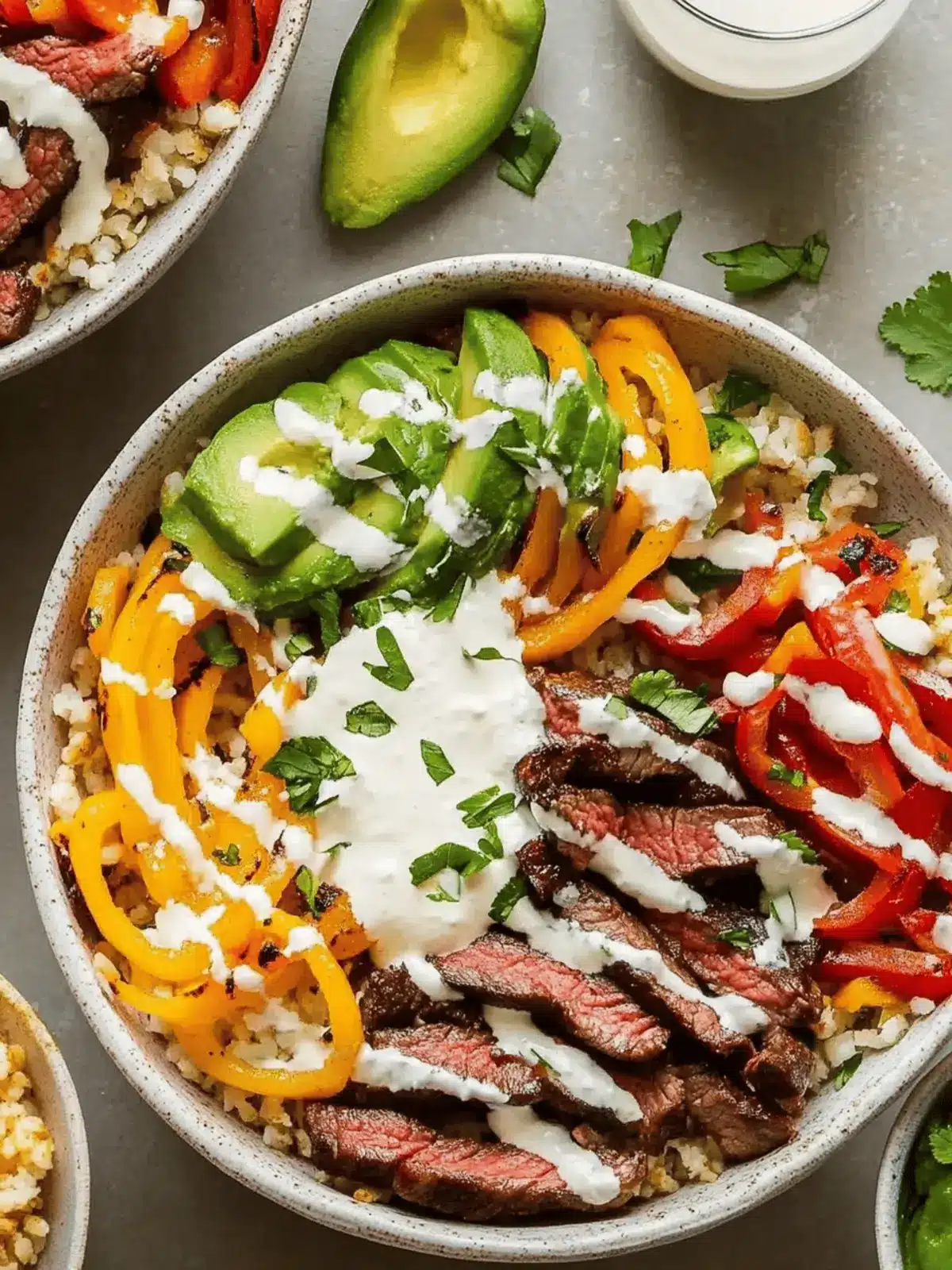 Steak Fajita Power Bowls