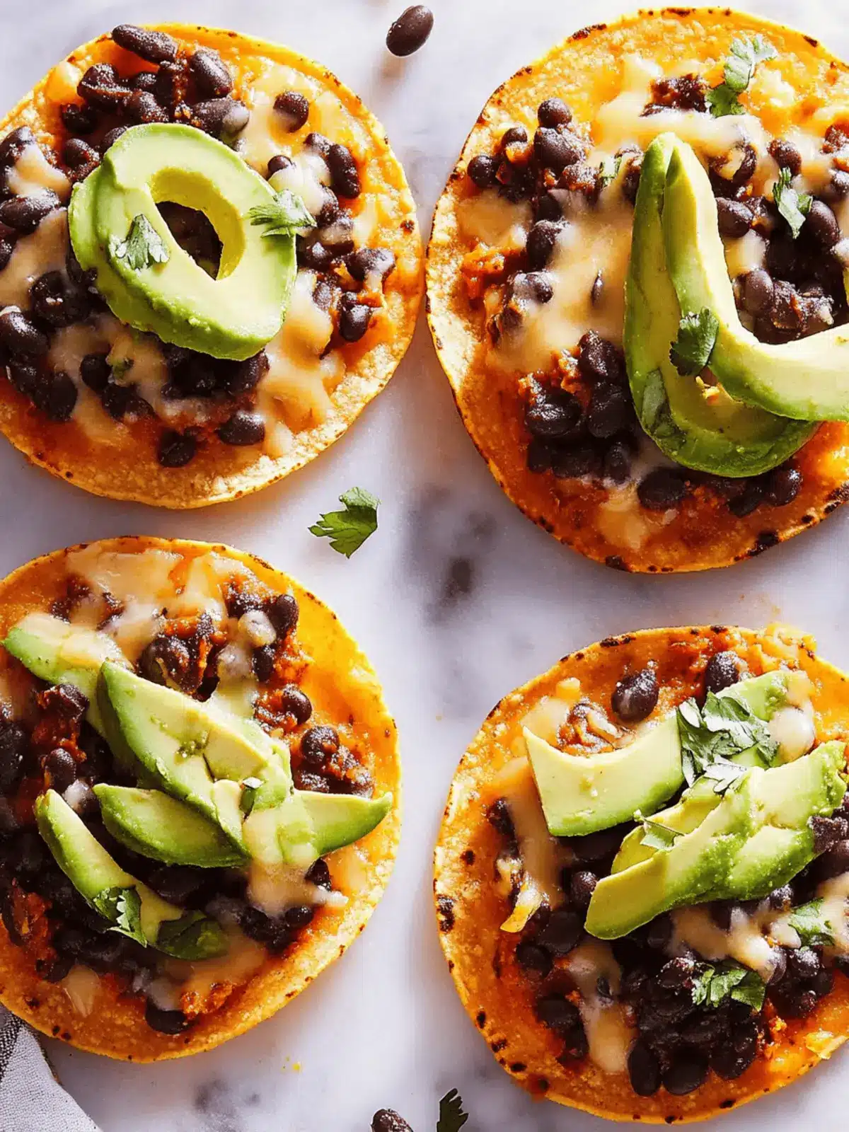 Black Bean Tostadas
