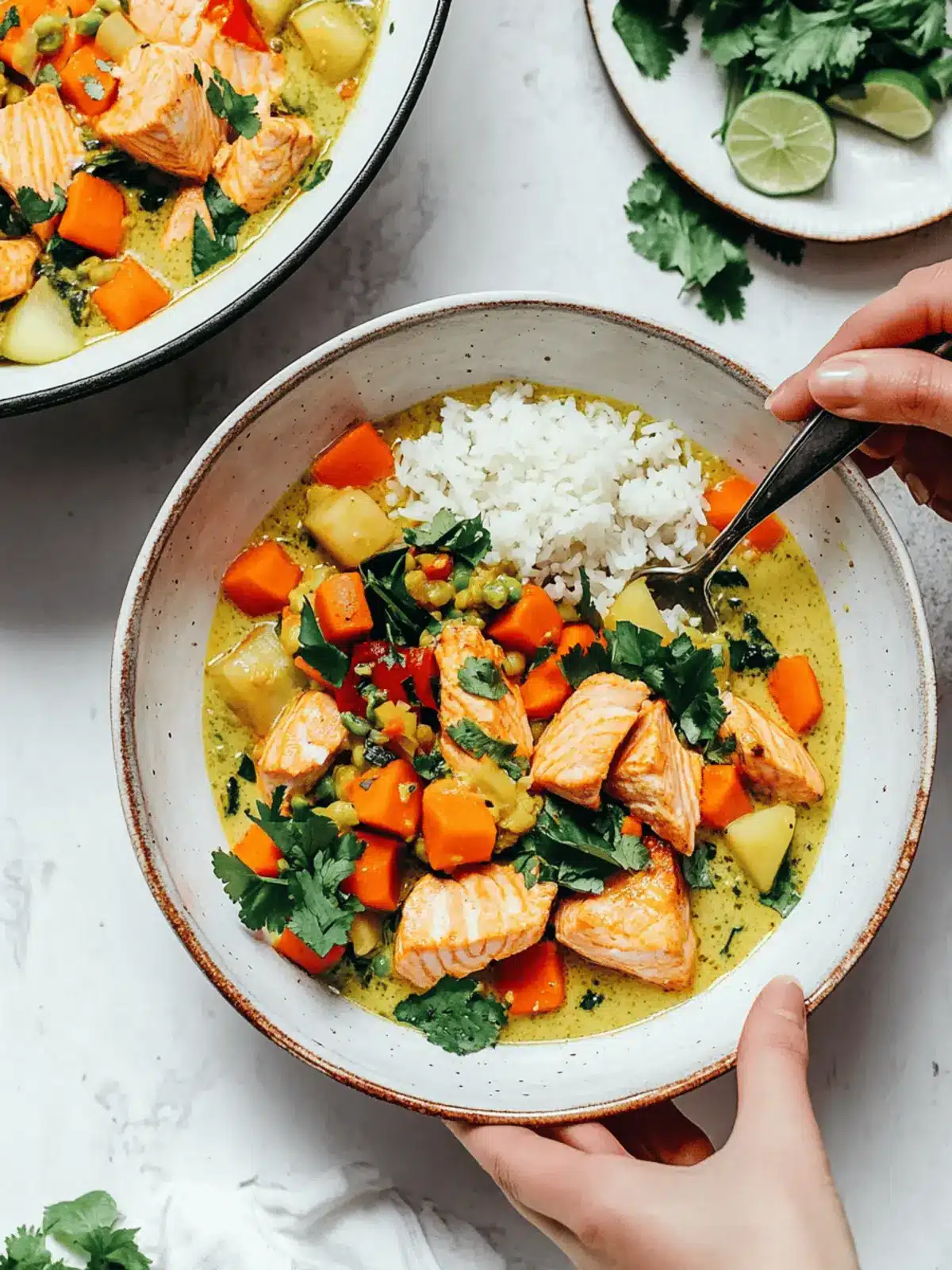 Easy Salmon Green Curry (1 Pot!)