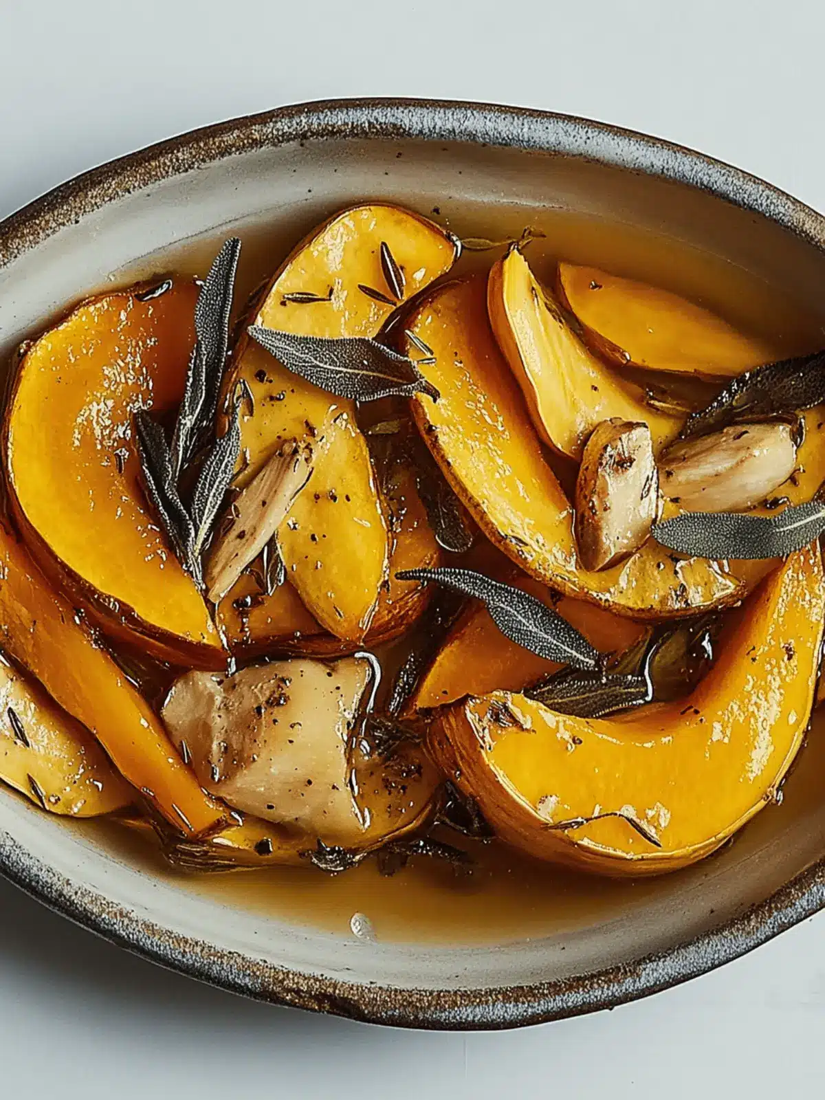 Slow-Cooked Winter Squash With Sage and Thyme: Pure Comfort Food 3 Slow-Cooked Winter Squash With Sage and Thyme