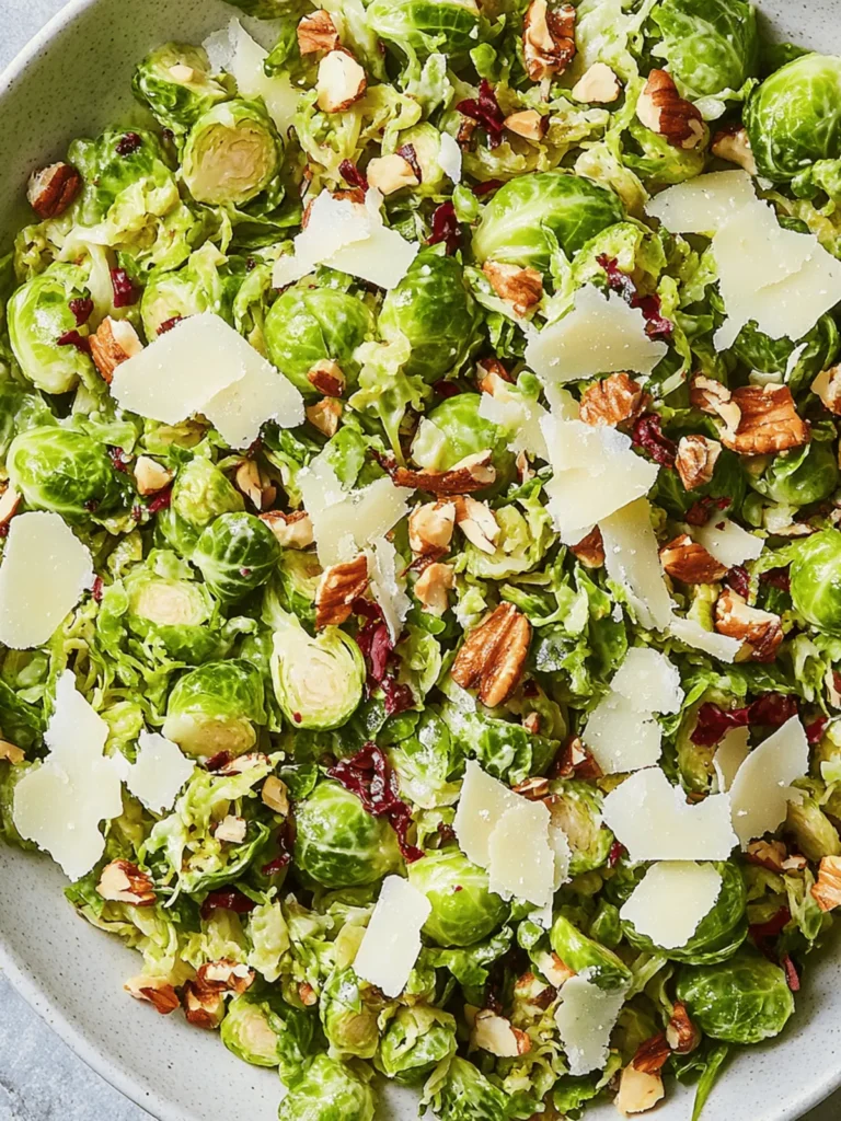 Thanksgiving: Brussels Sprout Salad