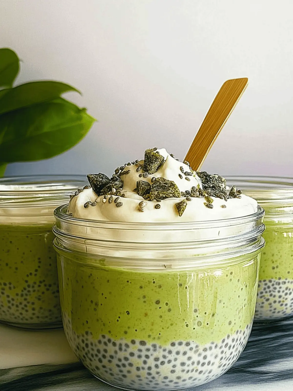 Deliciously Creamy Matcha Chia Pudding for Breakfast Bliss 3 Matcha Chia Pudding