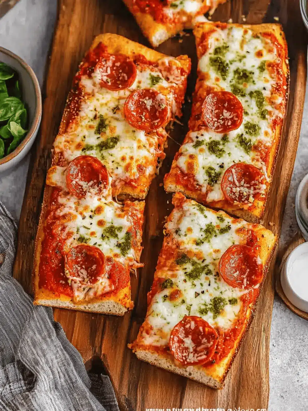 French Bread Pizza: Quick, Cheesy Goodness for Busy Nights 2 French Bread Pizza
