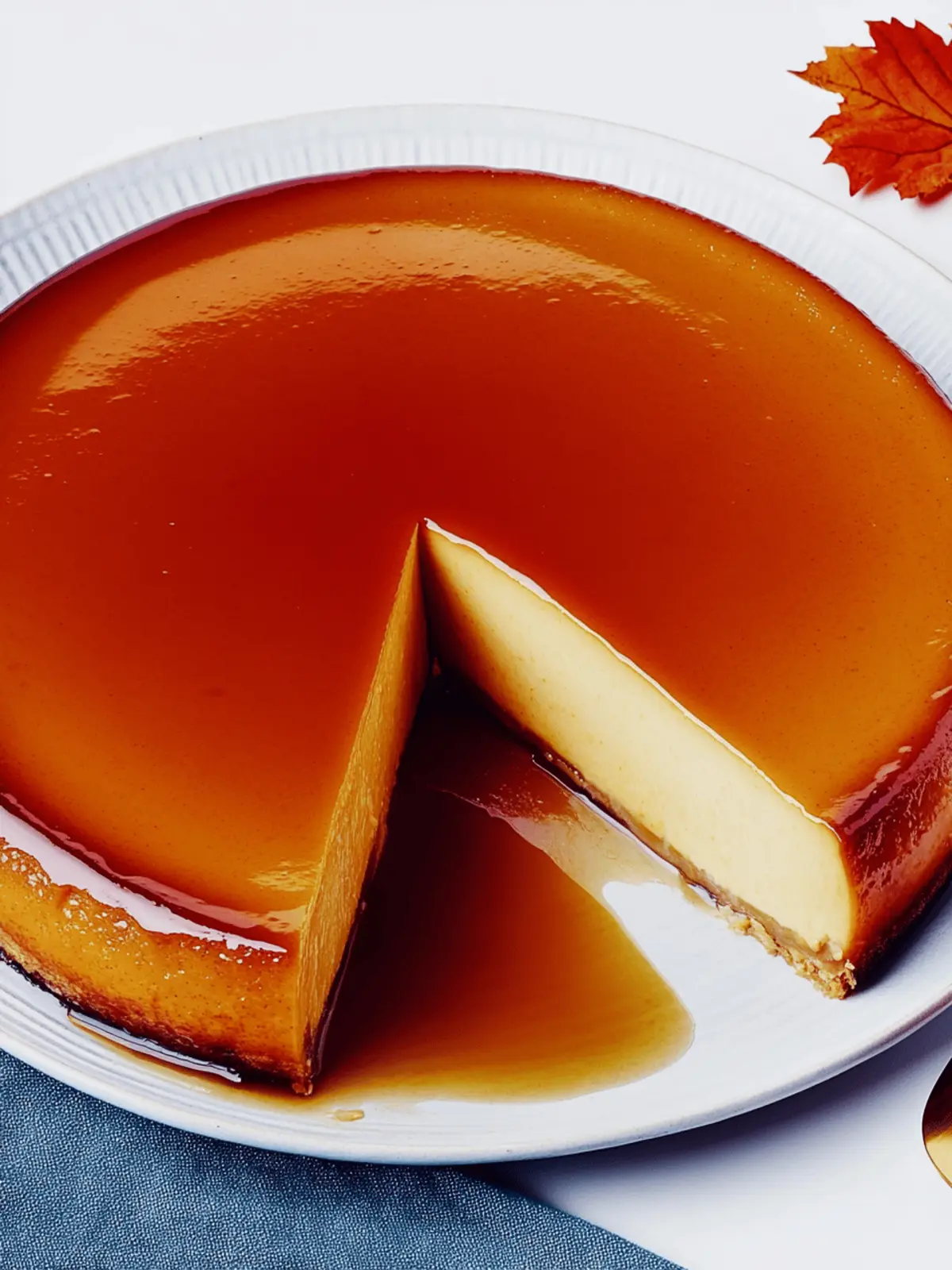 Pumpkin Flan de Queso