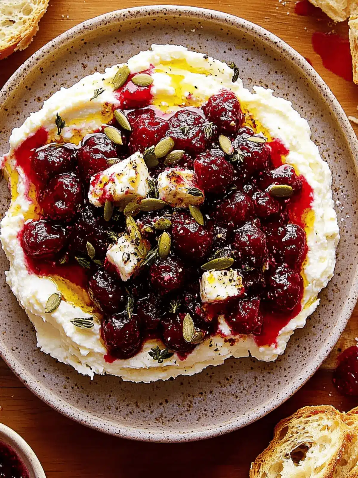 Cranberry Whipped Feta Dip
