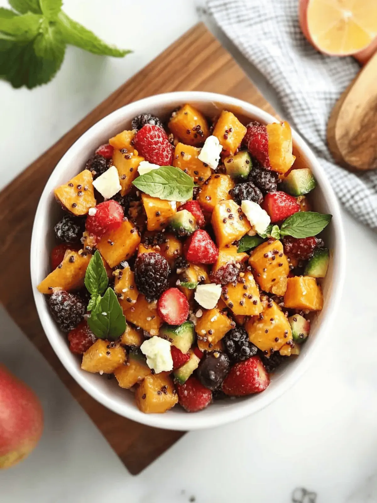 Sweetpotato Summer Fruit Salad