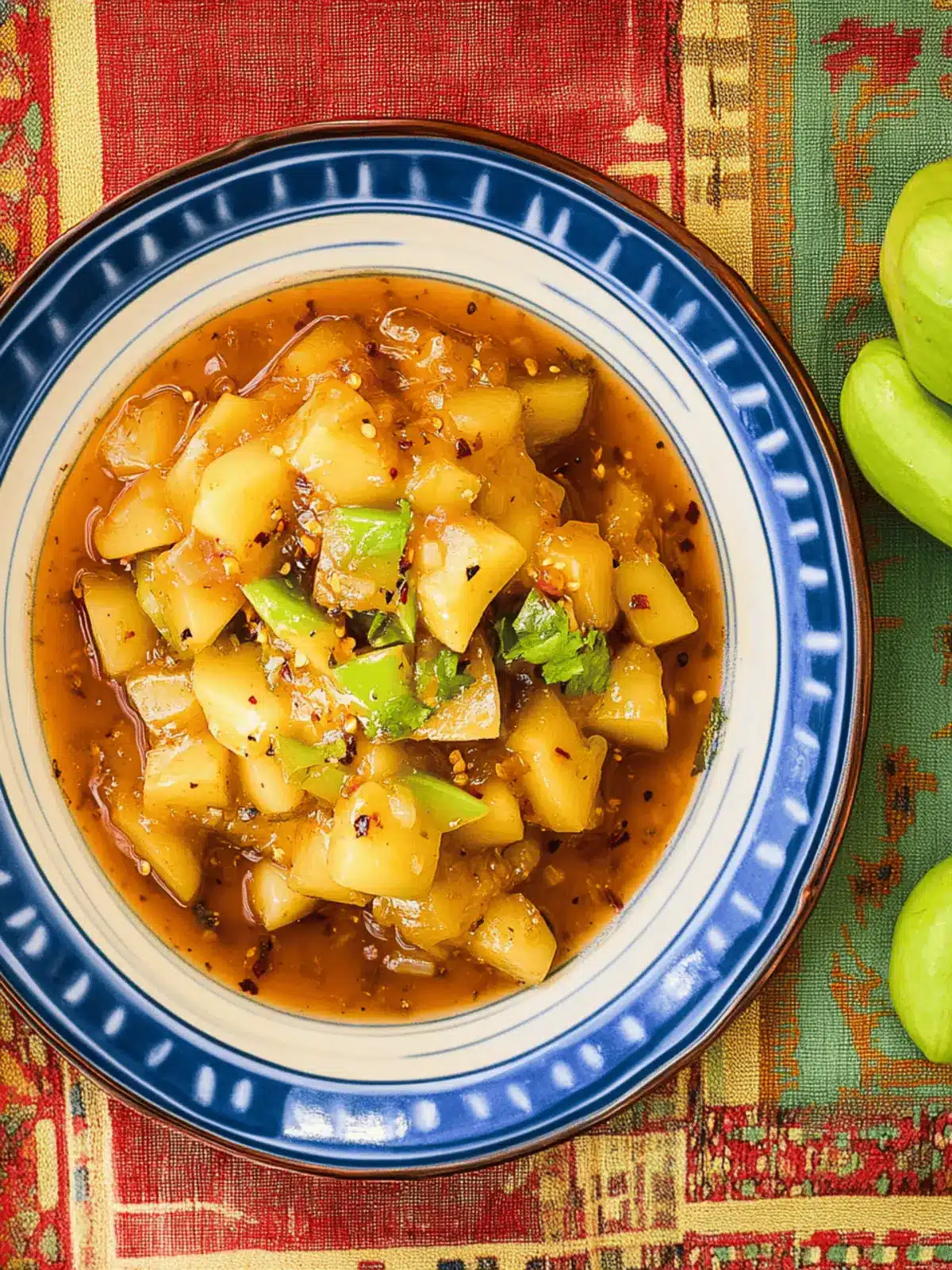 Chayote With Dried Green Chile: A Wholesome Vegetarian Treat 3 Chayote With Dried Green Chile