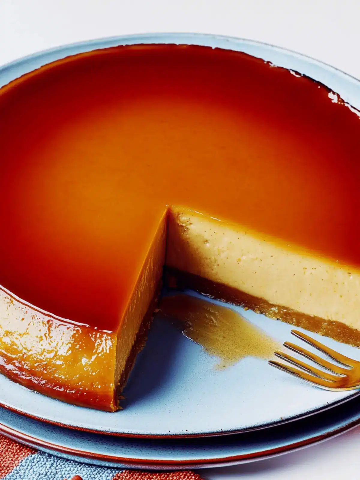 Pumpkin Flan de Queso