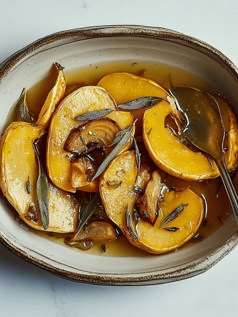 Slow-Cooked Winter Squash With Sage and Thyme