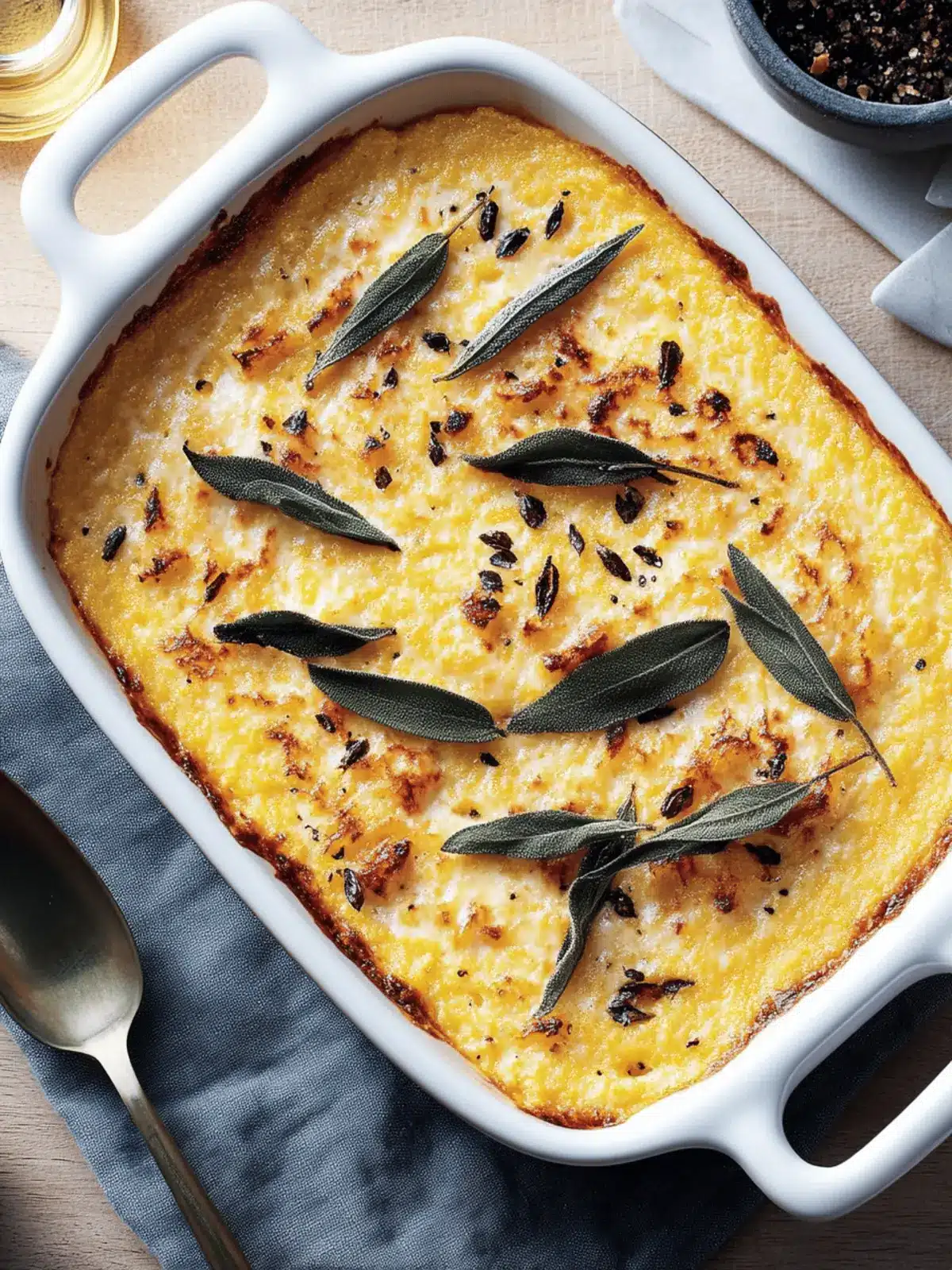 Cheesy Baked Butternut Squash Polenta for Cozy Comfort Food 2 Cheesy Baked Butternut Squash Polenta