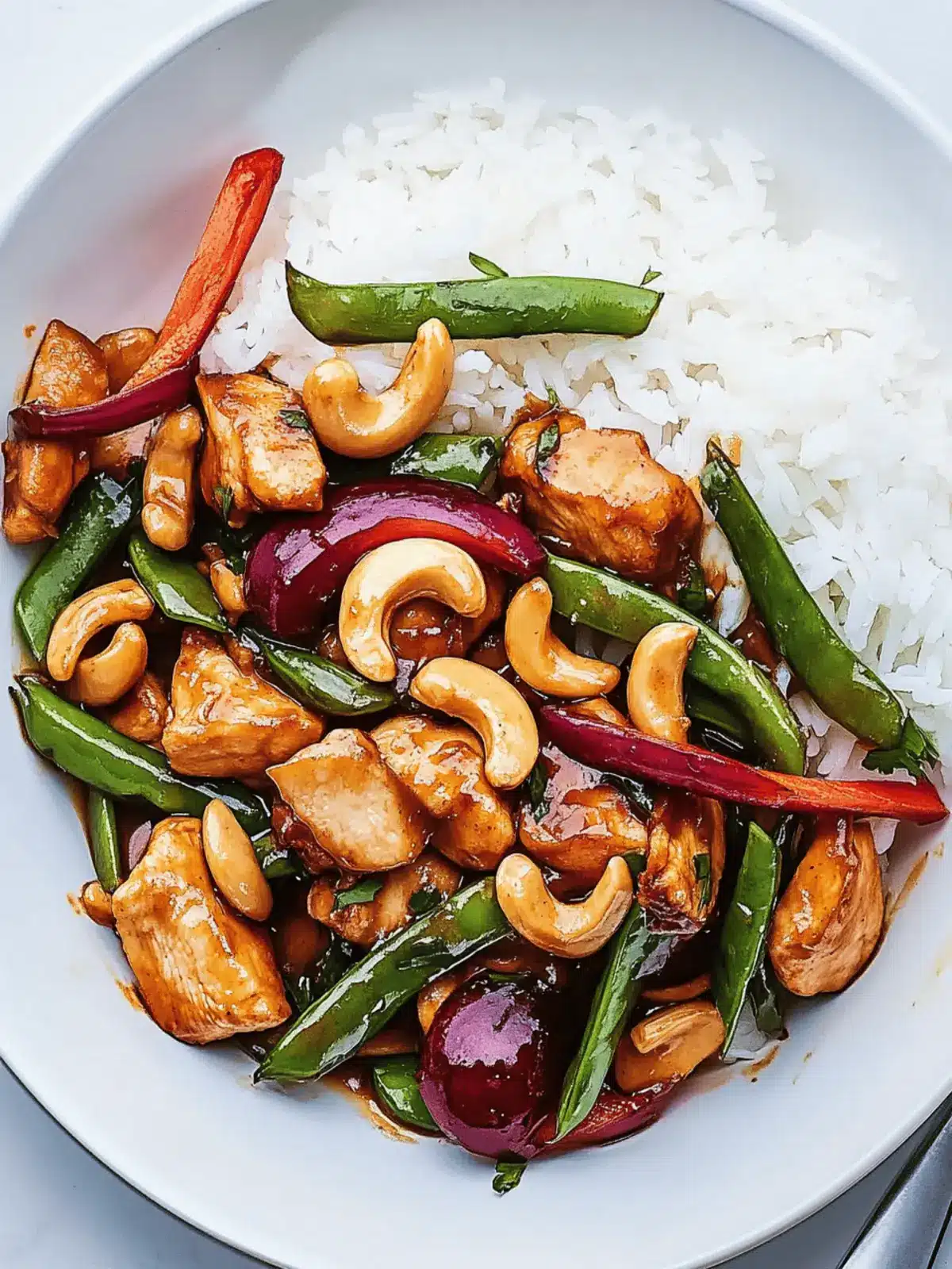 Savory Cashew Chicken Stir-Fry Ready in Under 30 Minutes 4 Cashew Chicken
