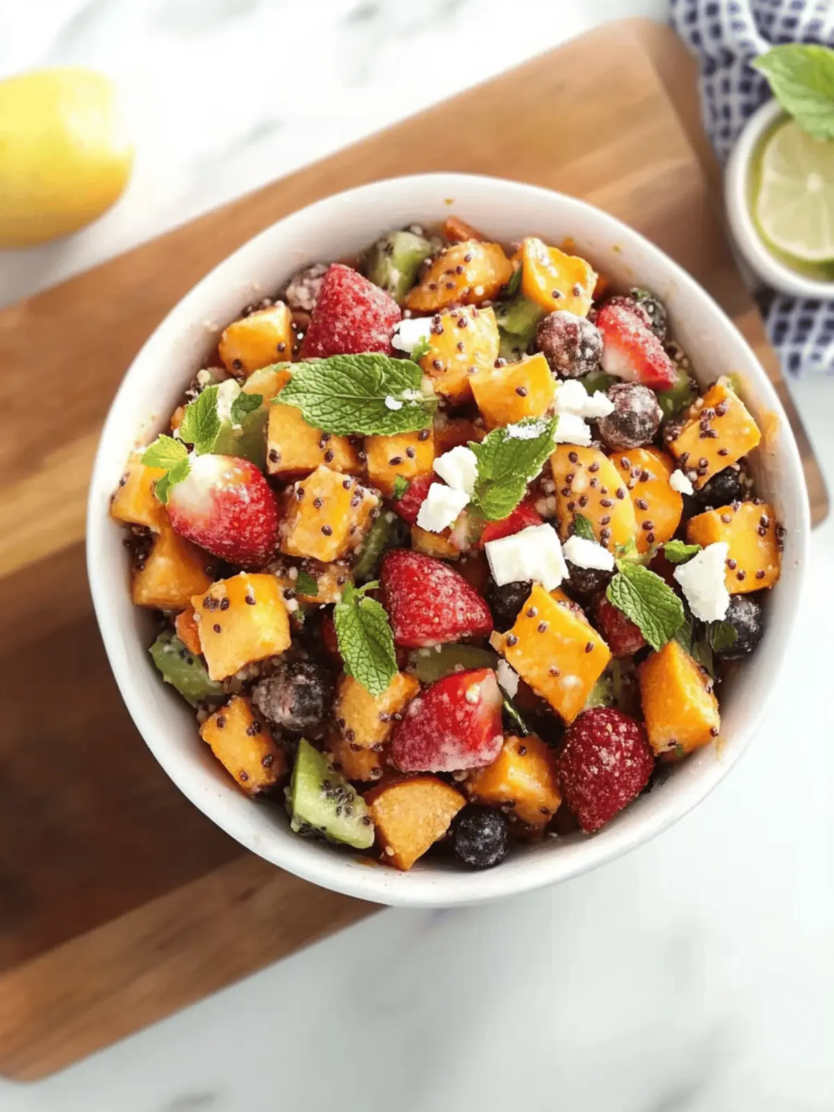 Sweetpotato Summer Fruit Salad