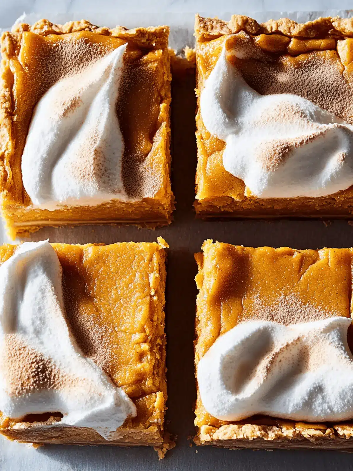 Sweet Potato Pie Bars