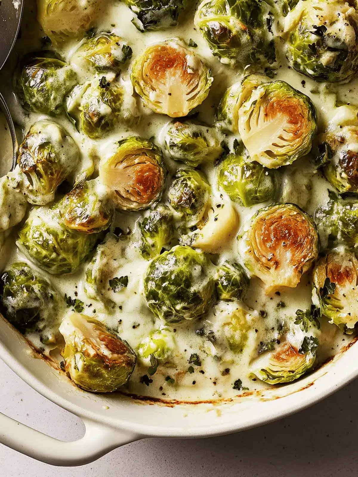 Creamed Brussels Sprouts: Your New Favorite Holiday Side Dish 4 Creamed Brussels Sprouts