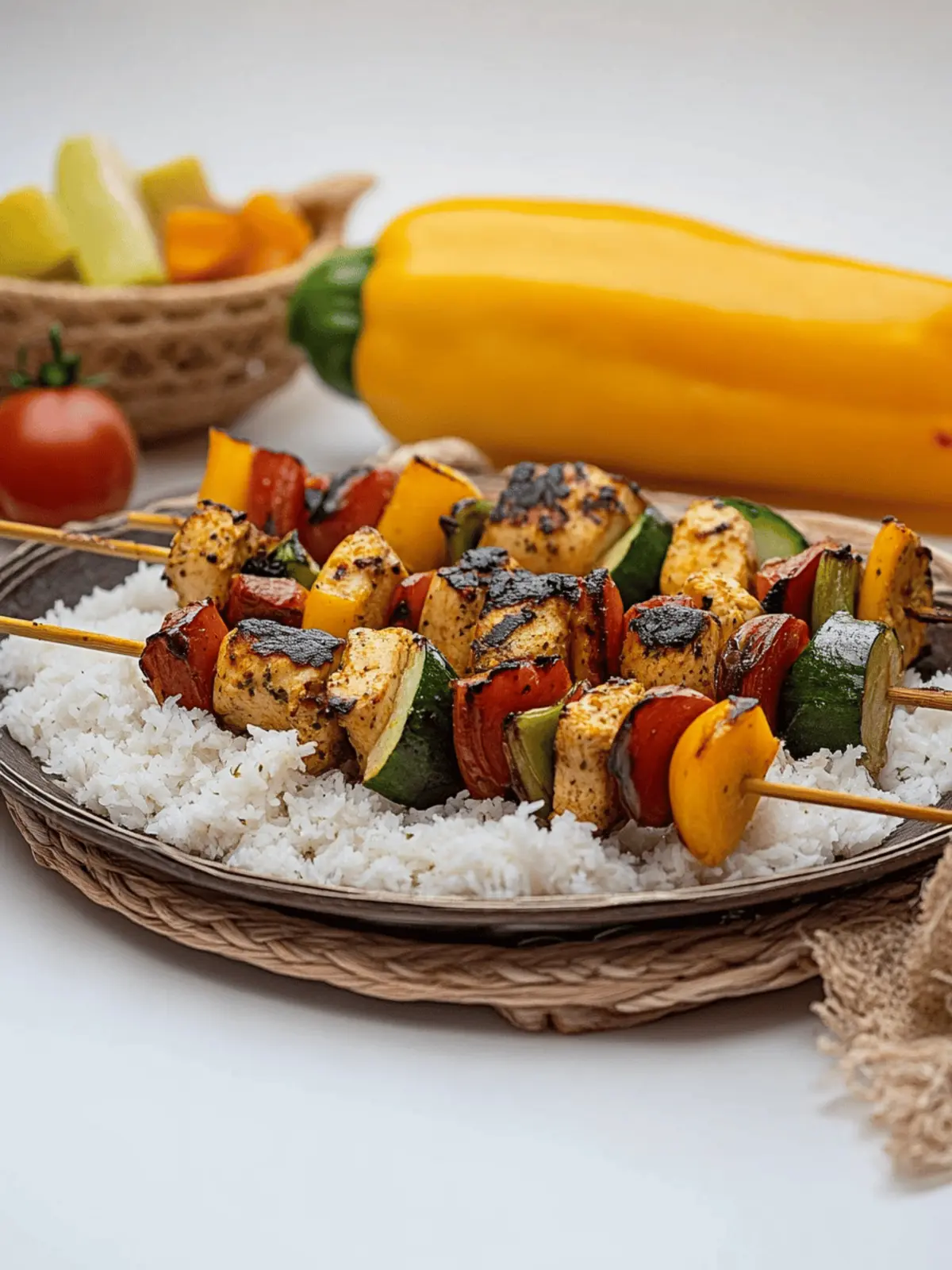 Sweetpotato Chicken Kebabs