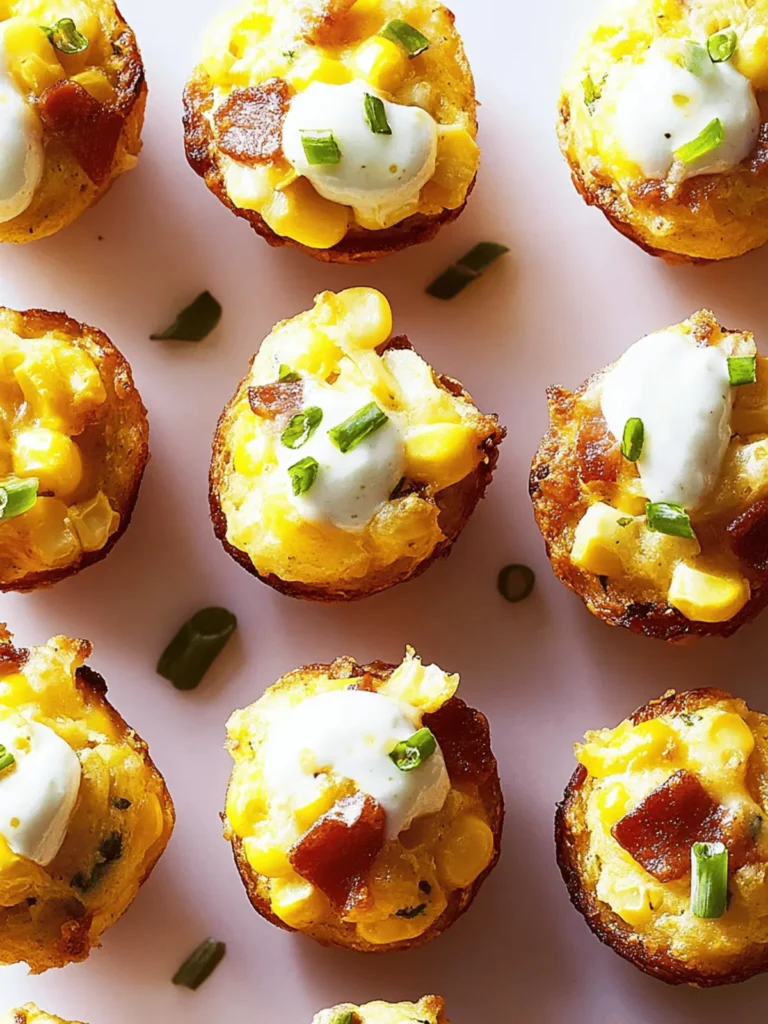 Loaded Cheesy Corn Bites