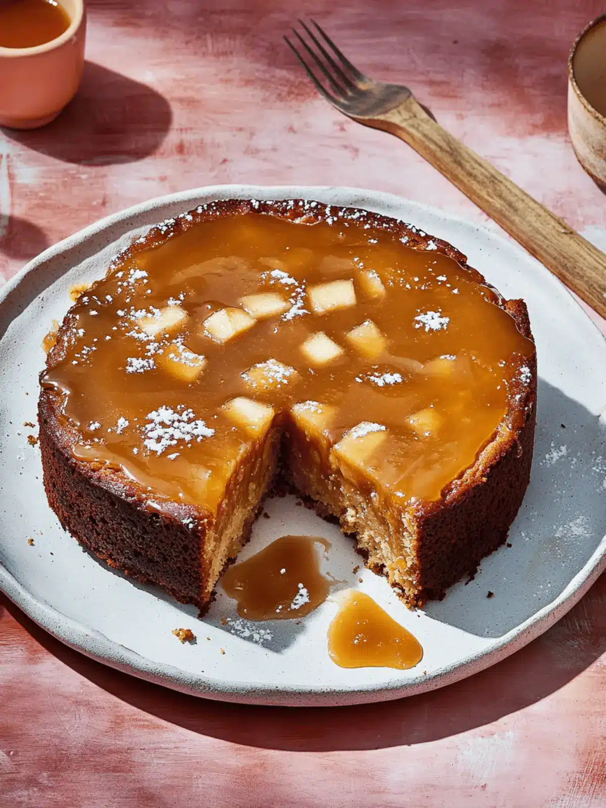 Irresistibly Moist Caramel Apple Snacking Cake for Fall Fun 2 Caramel Apple Snacking Cake