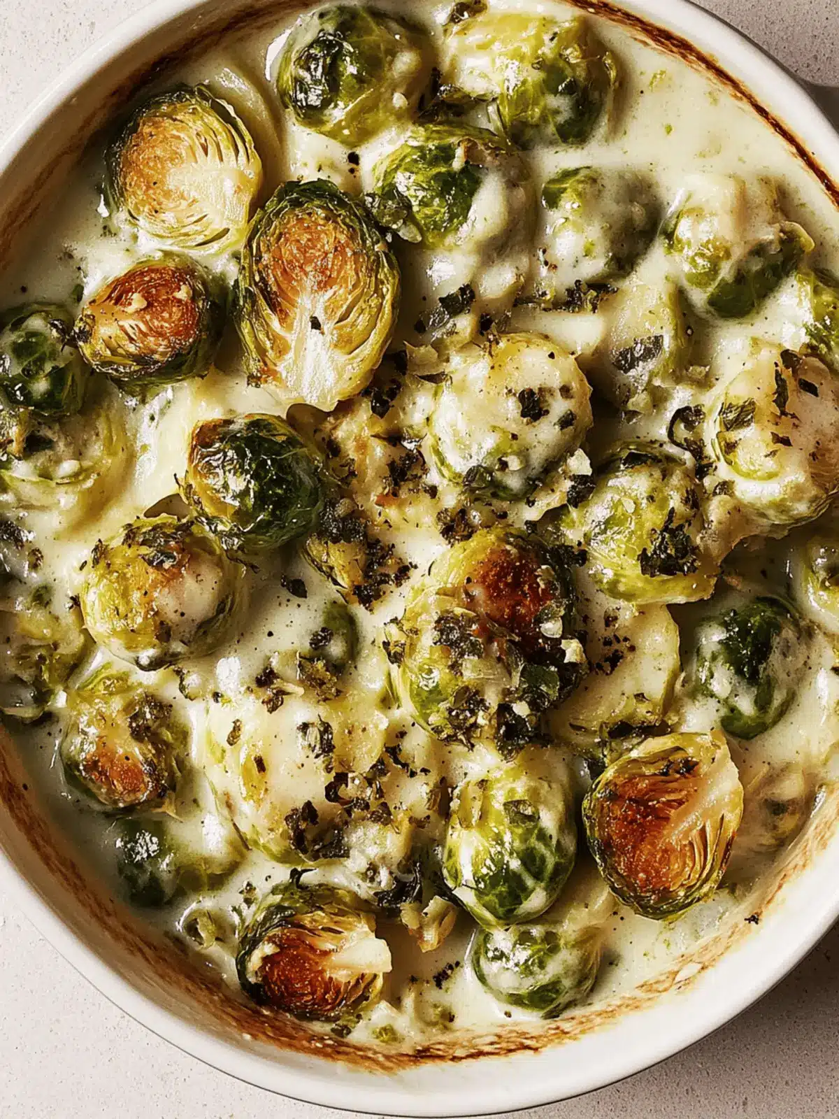 Creamed Brussels Sprouts: Your New Favorite Holiday Side Dish 5 Creamed Brussels Sprouts