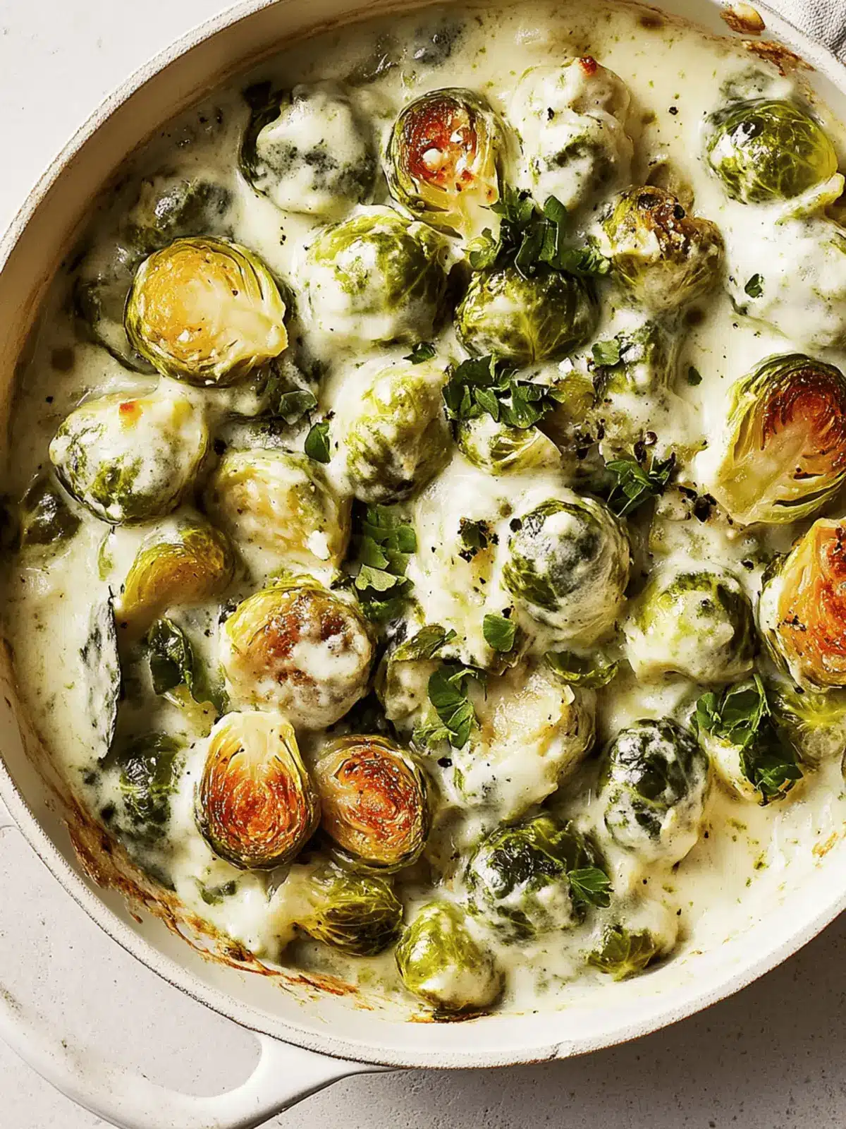 Creamed Brussels Sprouts: Your New Favorite Holiday Side Dish 3 Creamed Brussels Sprouts