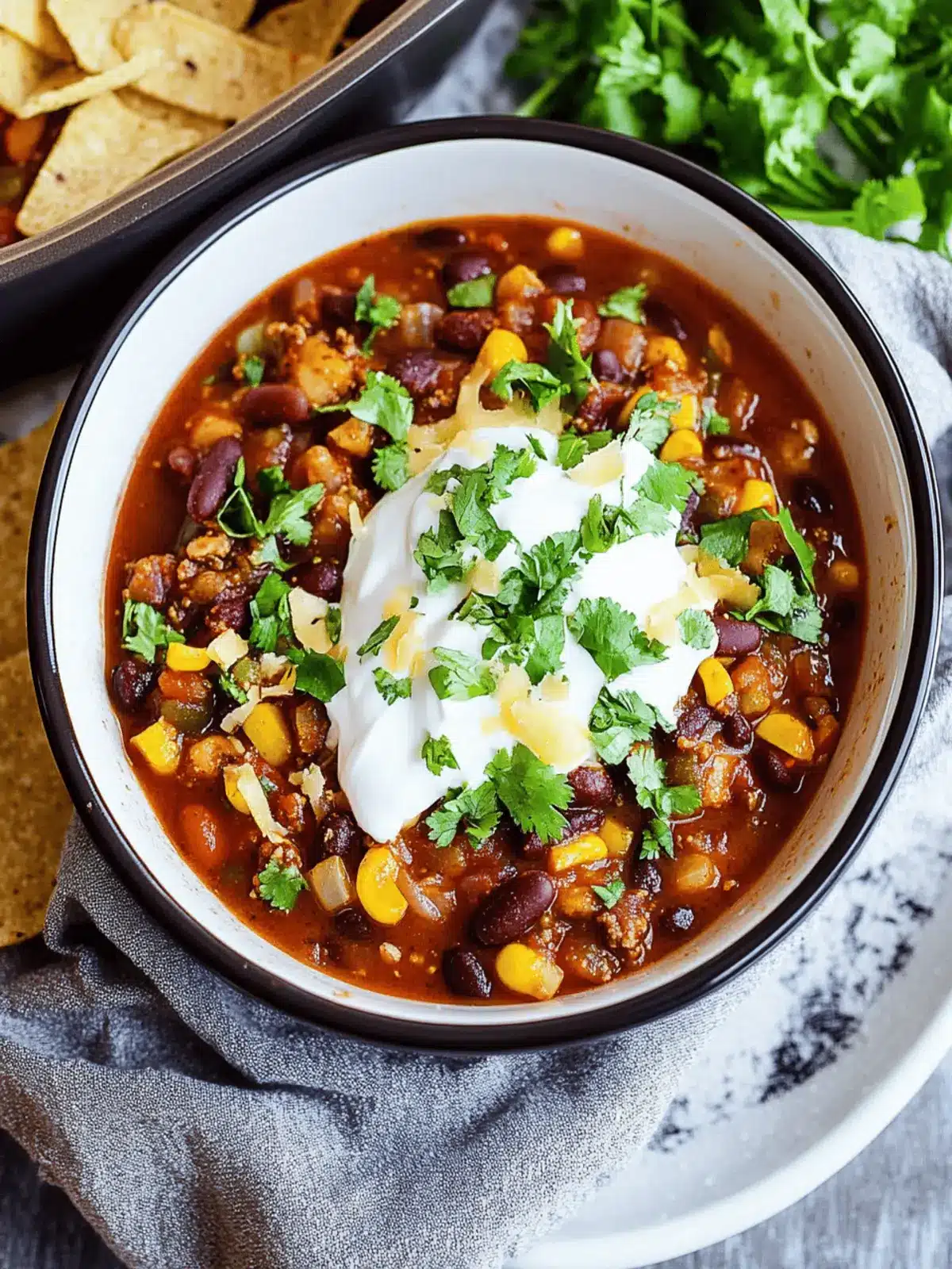 Crockpot Vegetarian Chili