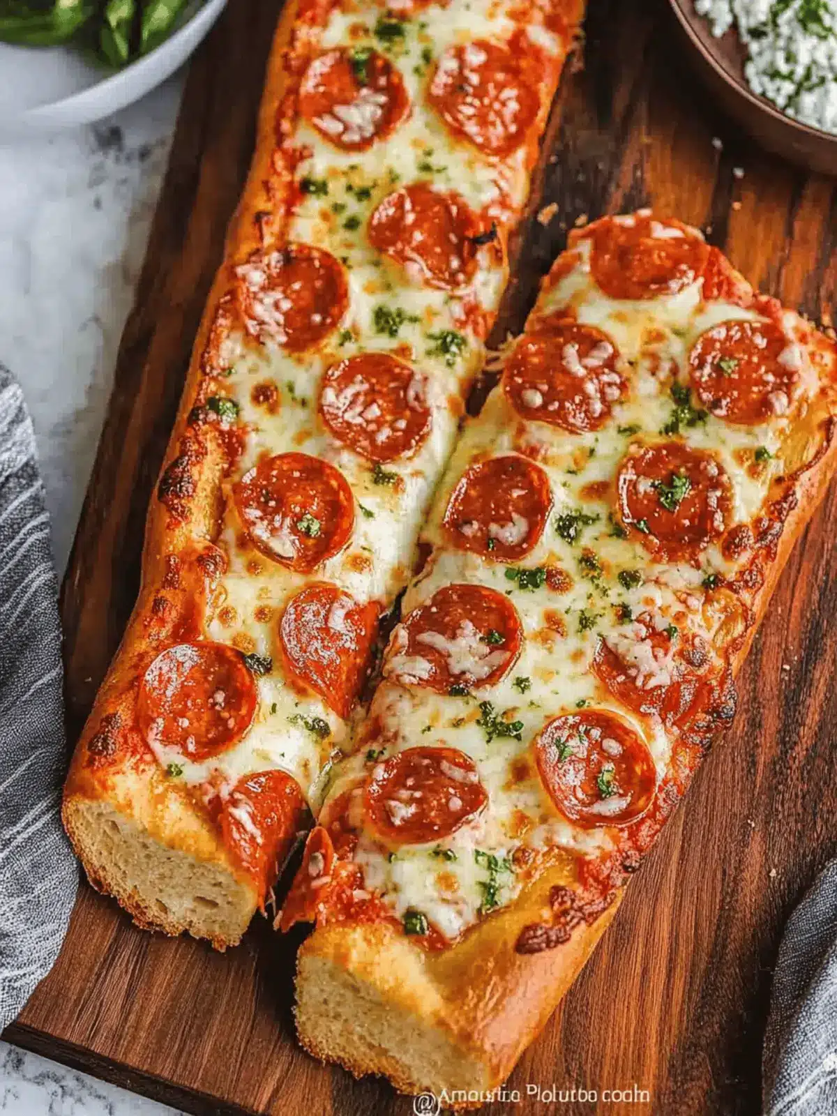 French Bread Pizza: Quick, Cheesy Goodness for Busy Nights 3 French Bread Pizza
