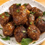 Bison Meatballs