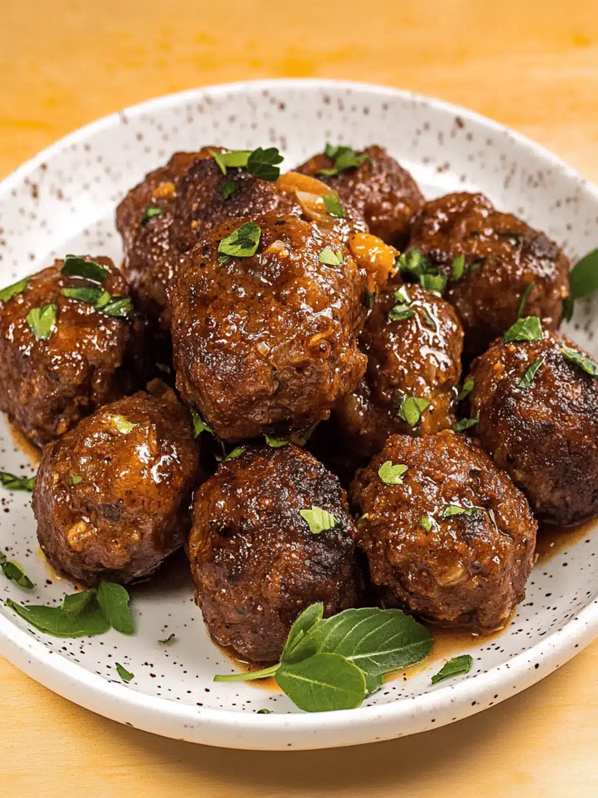 Bison Meatballs