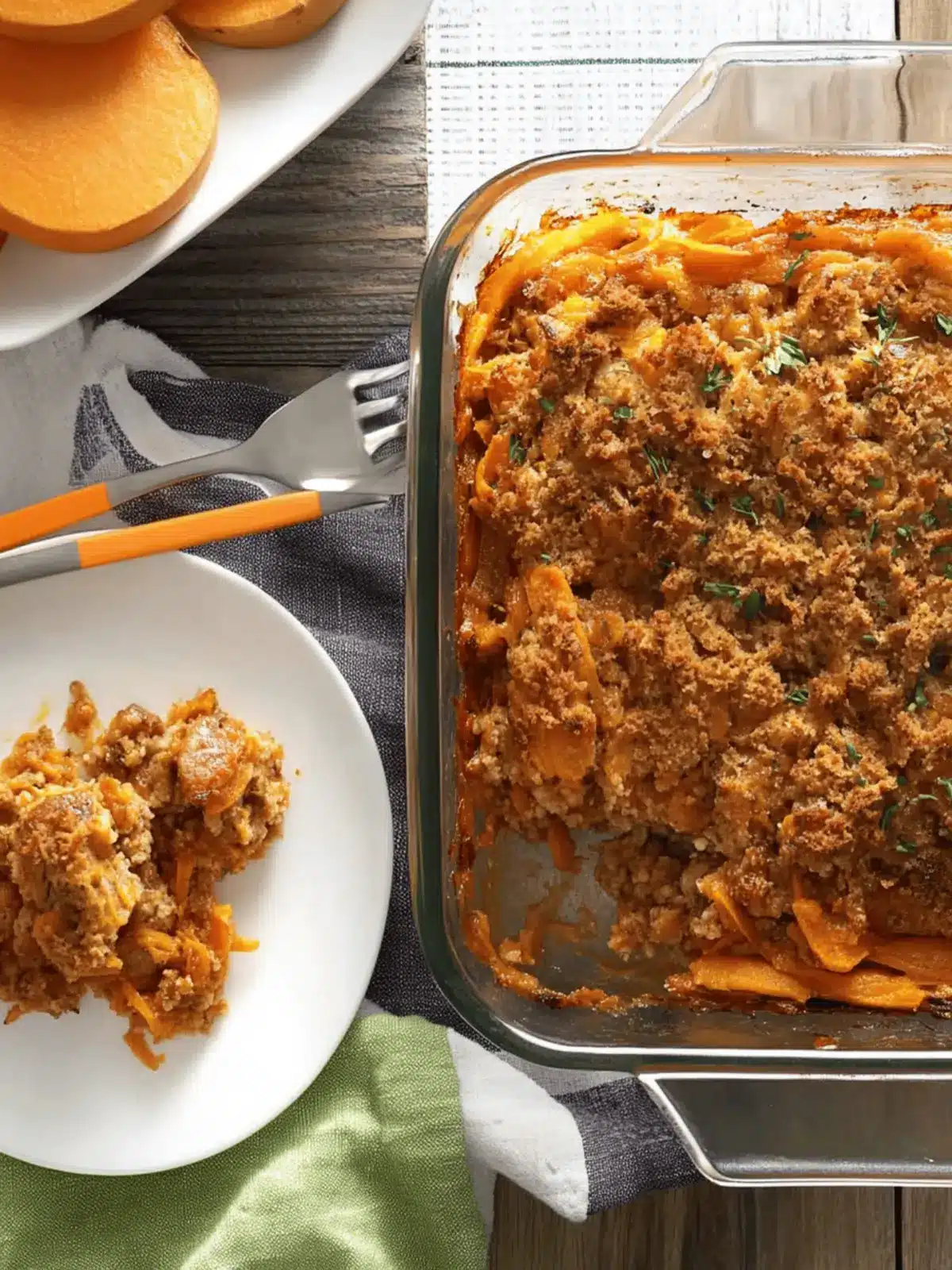 Sweetpotato Sausage Bake