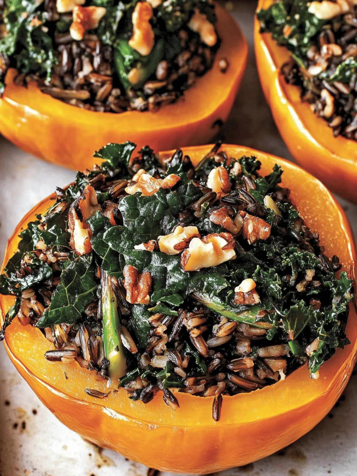 Kale and Wild Rice-Stuffed Winter Squash for Cozy Nights 4 Kale and Wild Rice–Stuffed Winter Squash