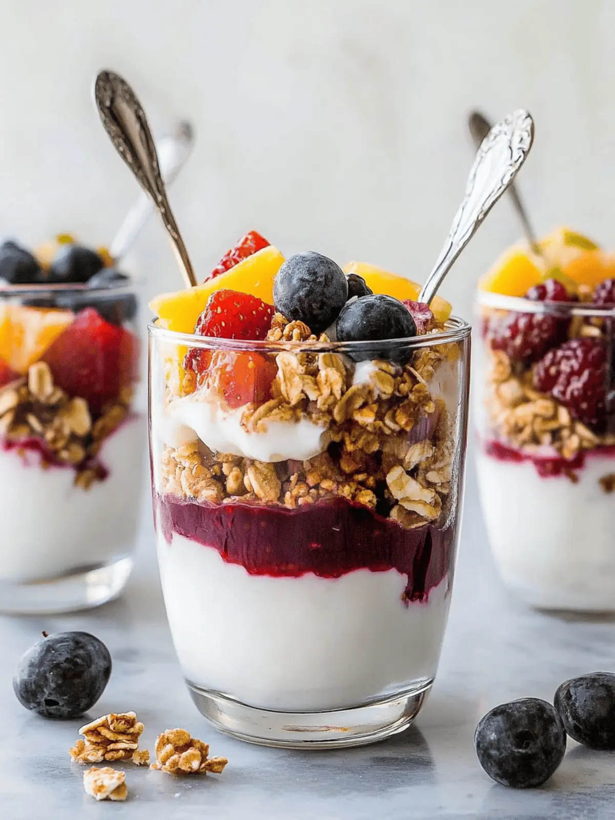 Mix-and-Match Yogurt Parfaits
