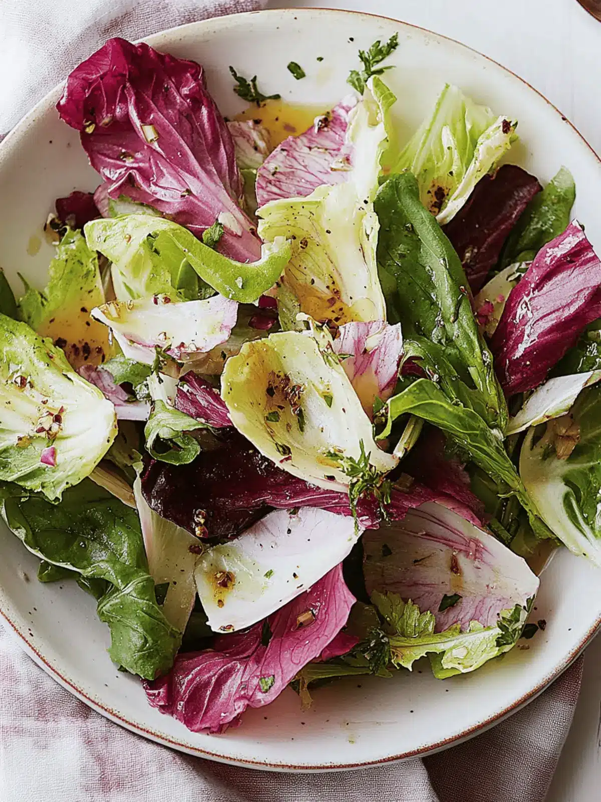 Chicory Salad with Honey-Mustard Vinaigrette You’ll Crave 2 Chicory Salad with Honey-Mustard Vinaigrette