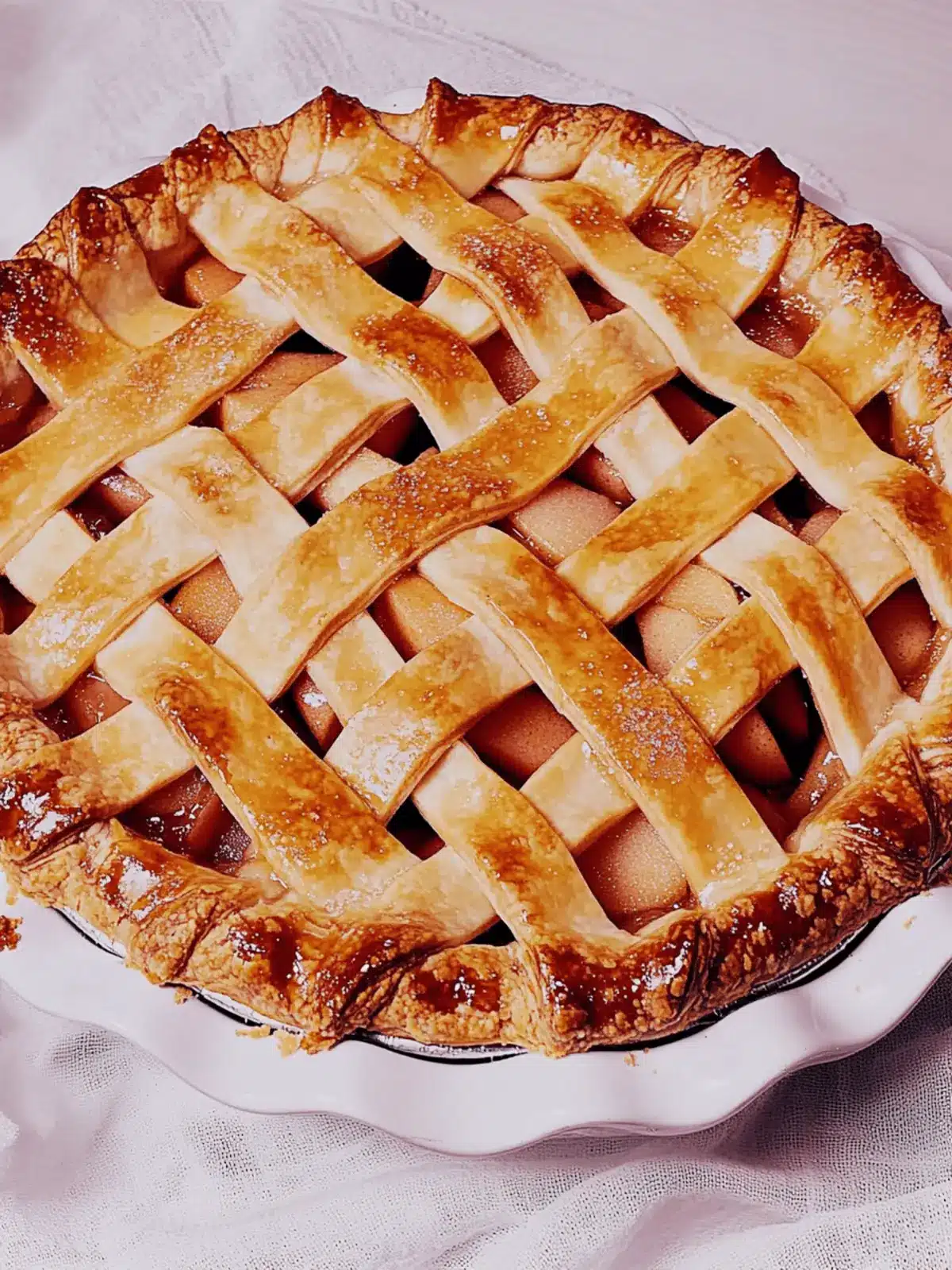 Diner-Style Apple Pie With Lattice Crust