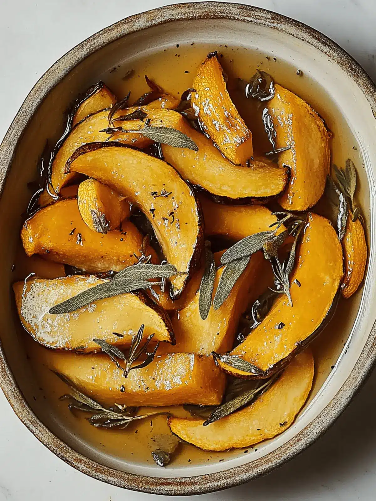 Slow-Cooked Winter Squash With Sage and Thyme: Pure Comfort Food 2 Slow-Cooked Winter Squash With Sage and Thyme