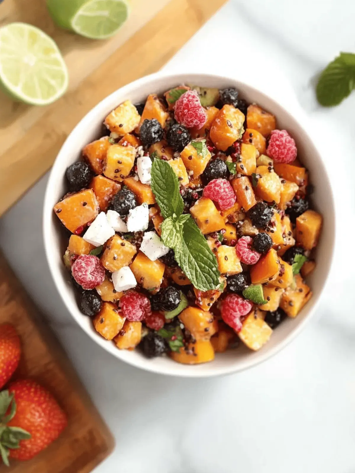 Sweetpotato Summer Fruit Salad