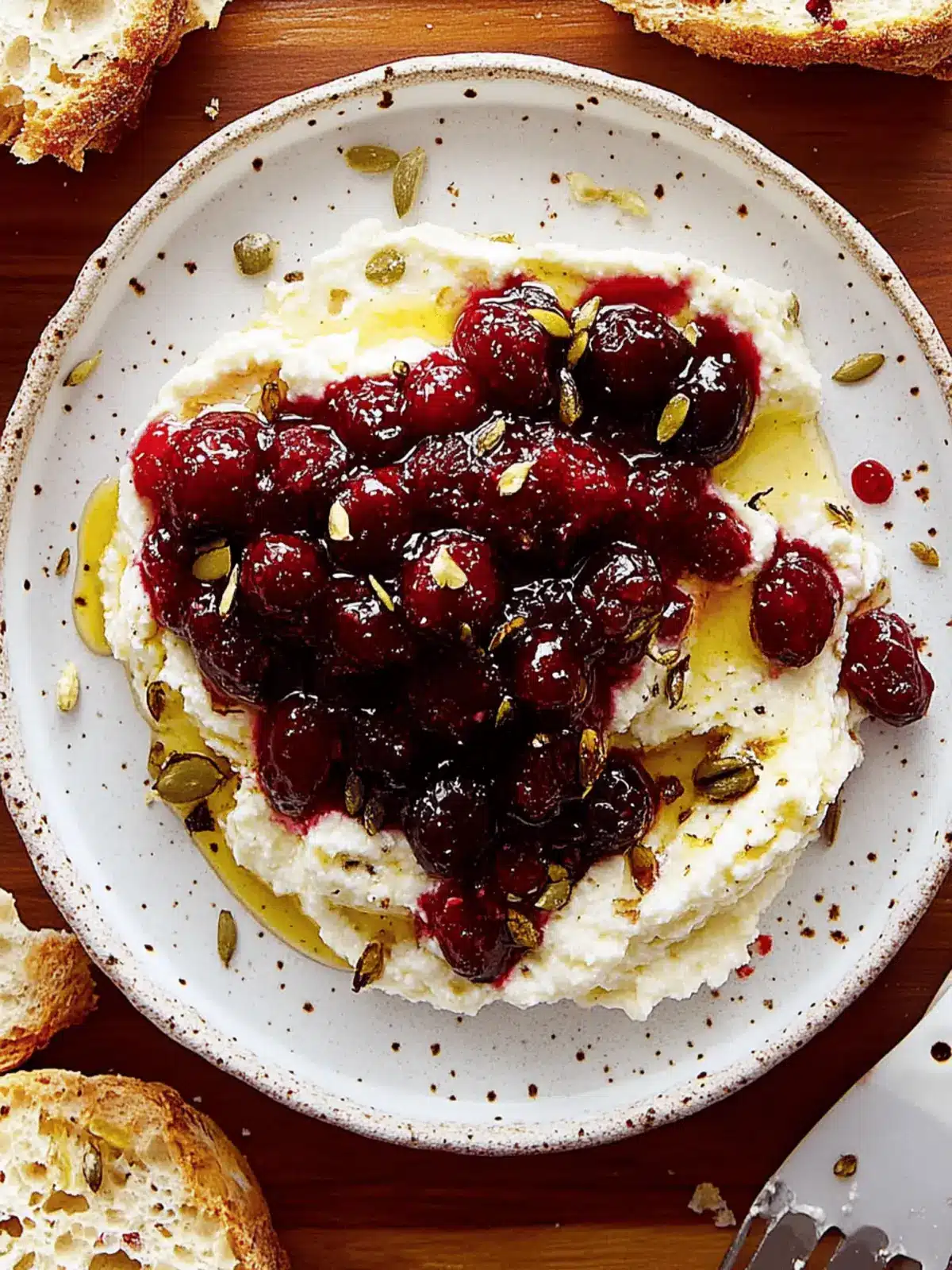 Cranberry Whipped Feta Dip