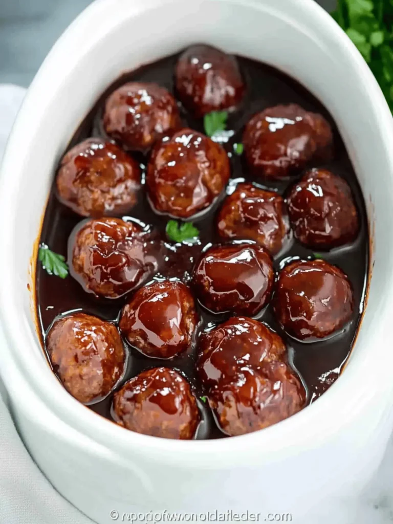 Grape Jelly Meatballs