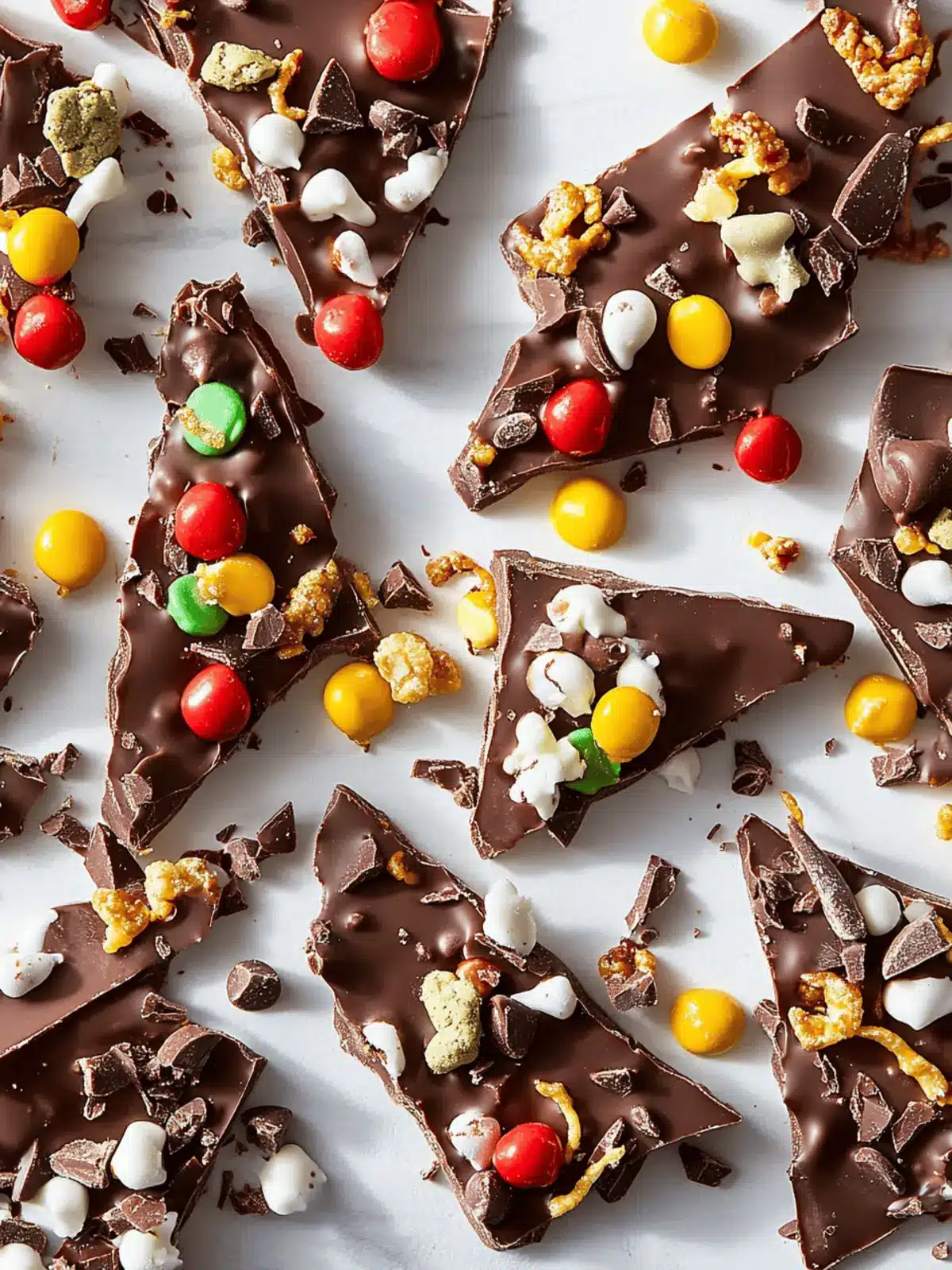 Charlie Brown Thanksgiving-Inspired Chocolate Bark