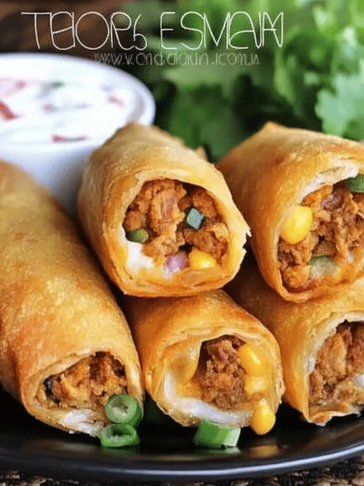 Taco Egg Rolls!